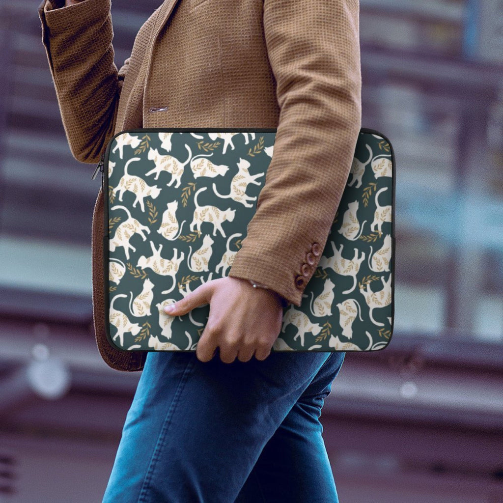White Cats Laptop Sleeve