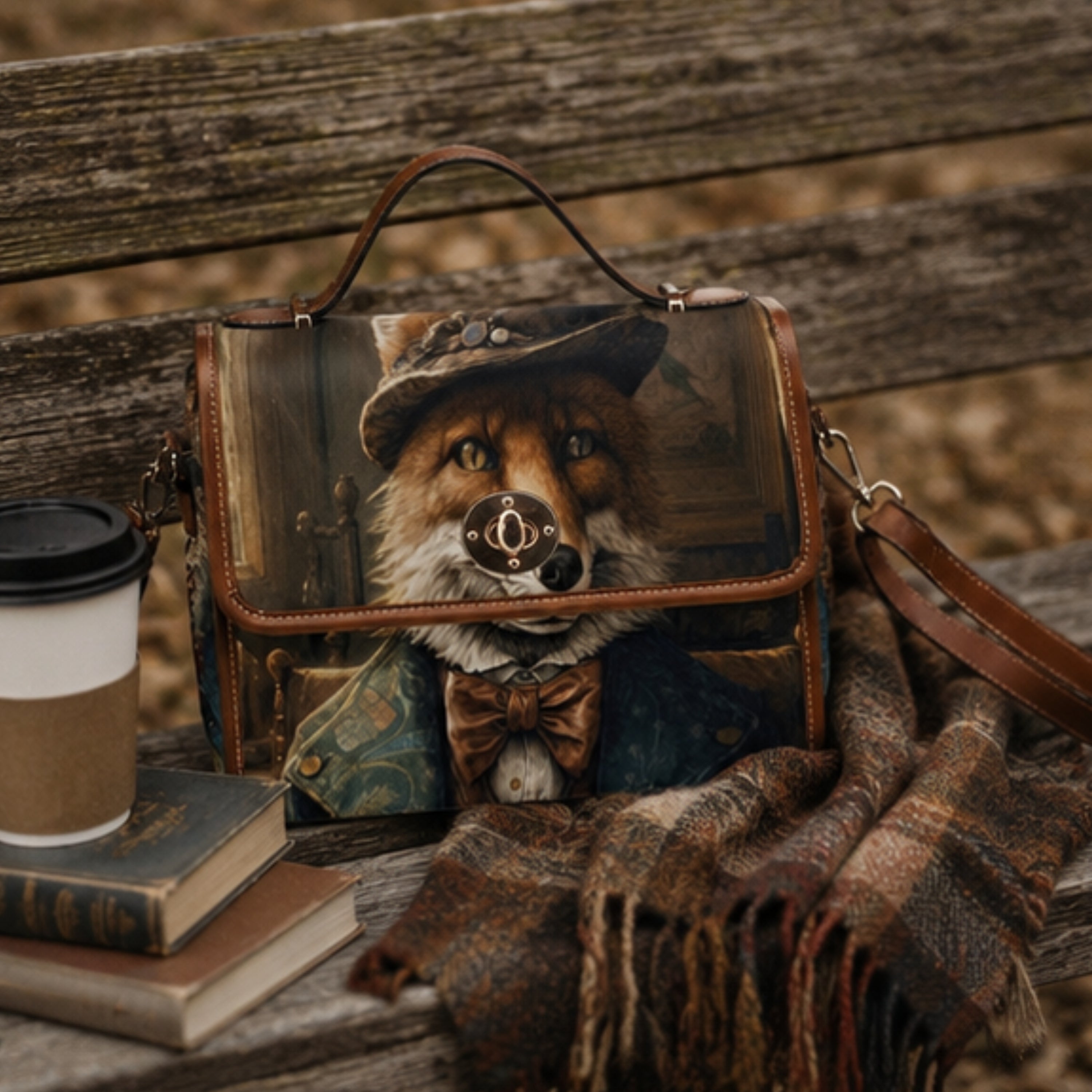 Gentleman Fox Satchel Bag
