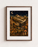 Flying Witch Art Print