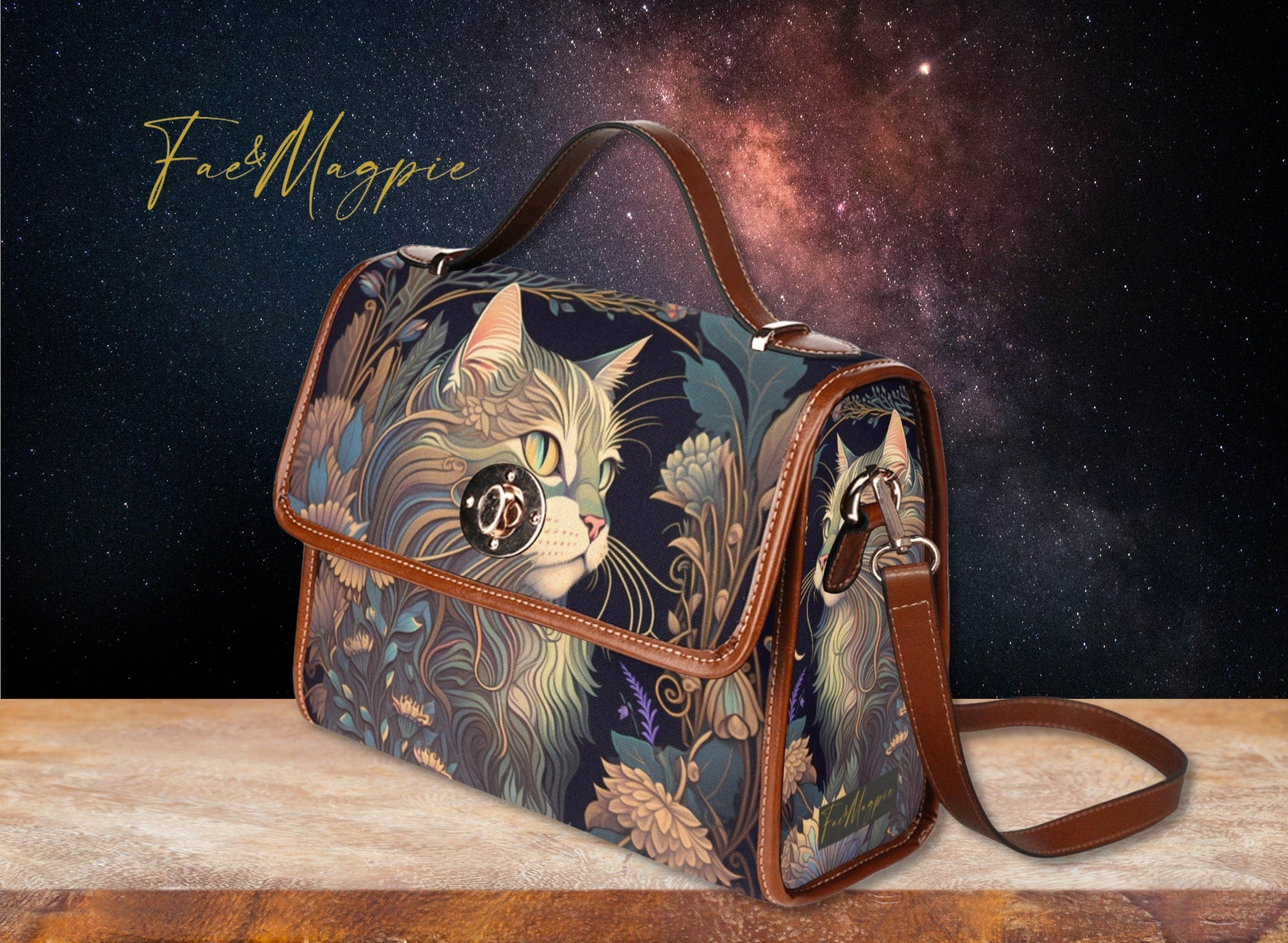 Mystic Cat Satchel Bag