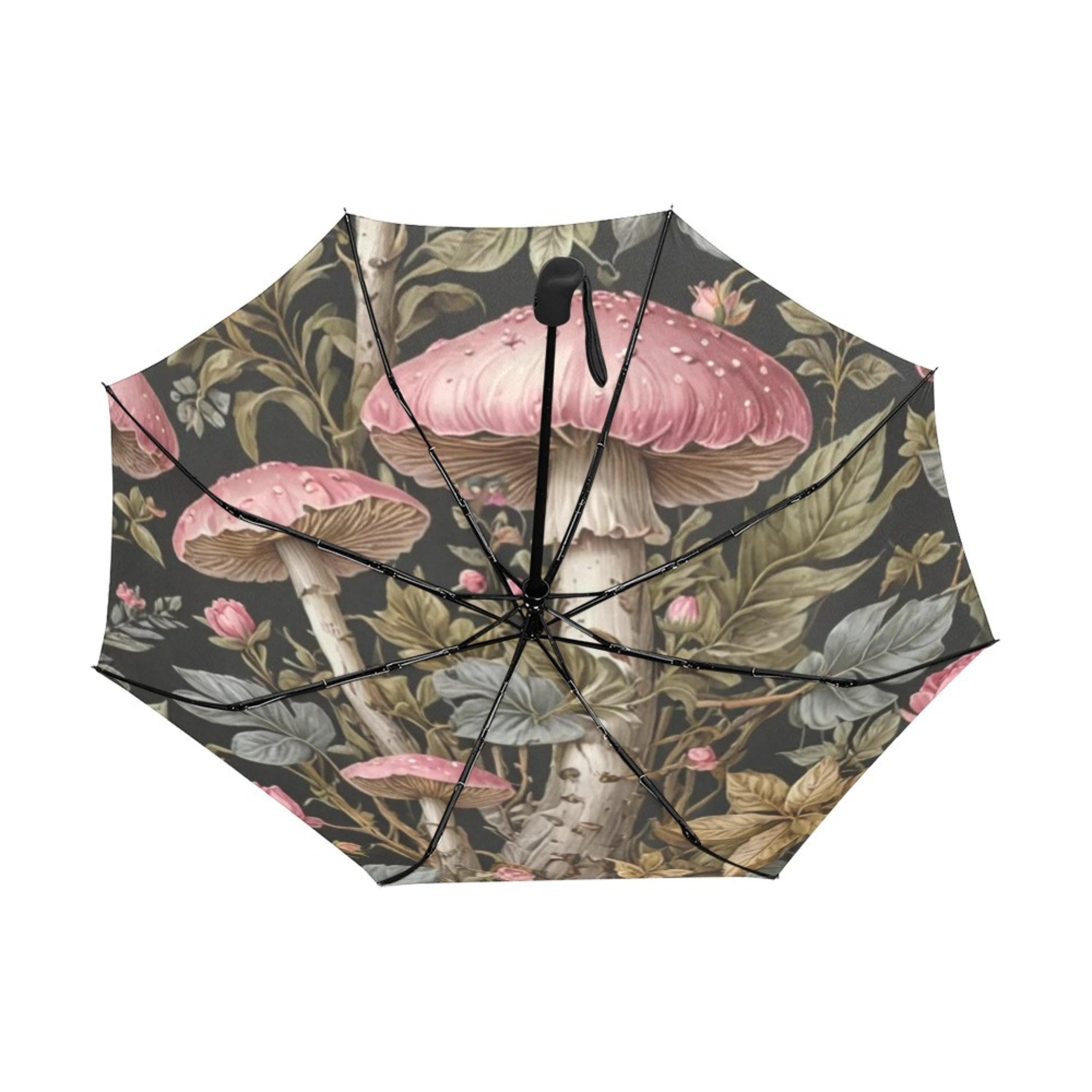 Pink Mushrooms Umbrella