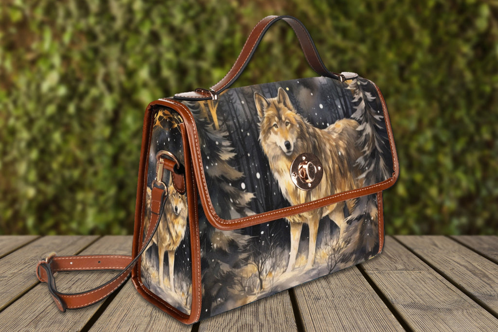 Wolf Satchel Bag