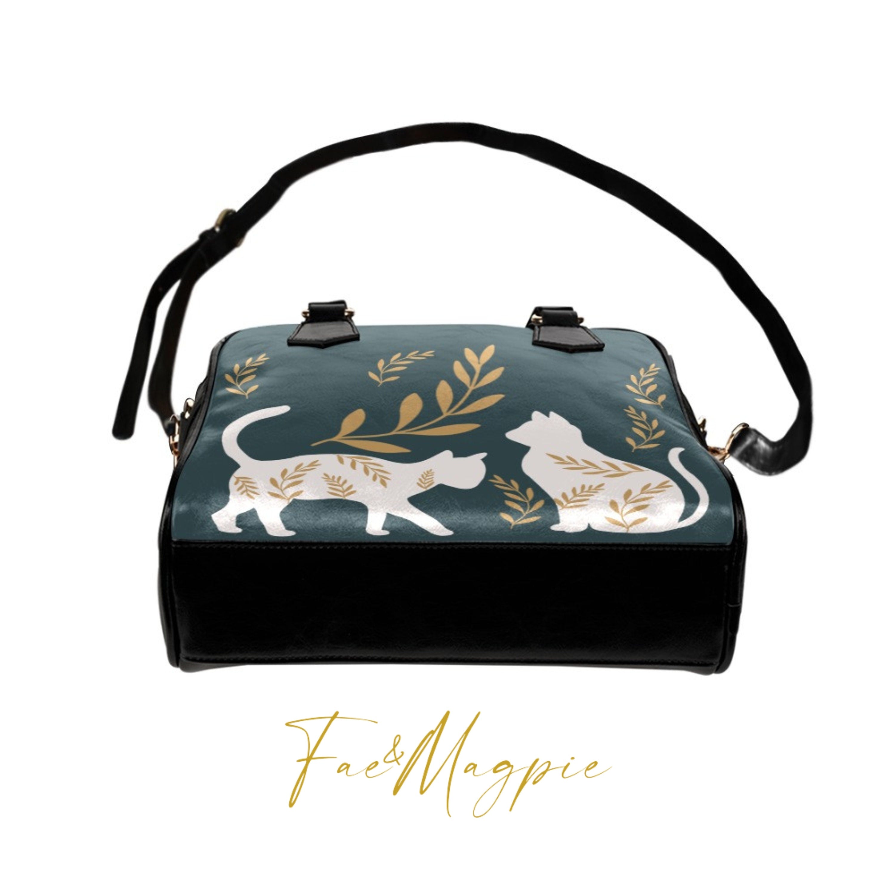 White Cats Bowler Bag