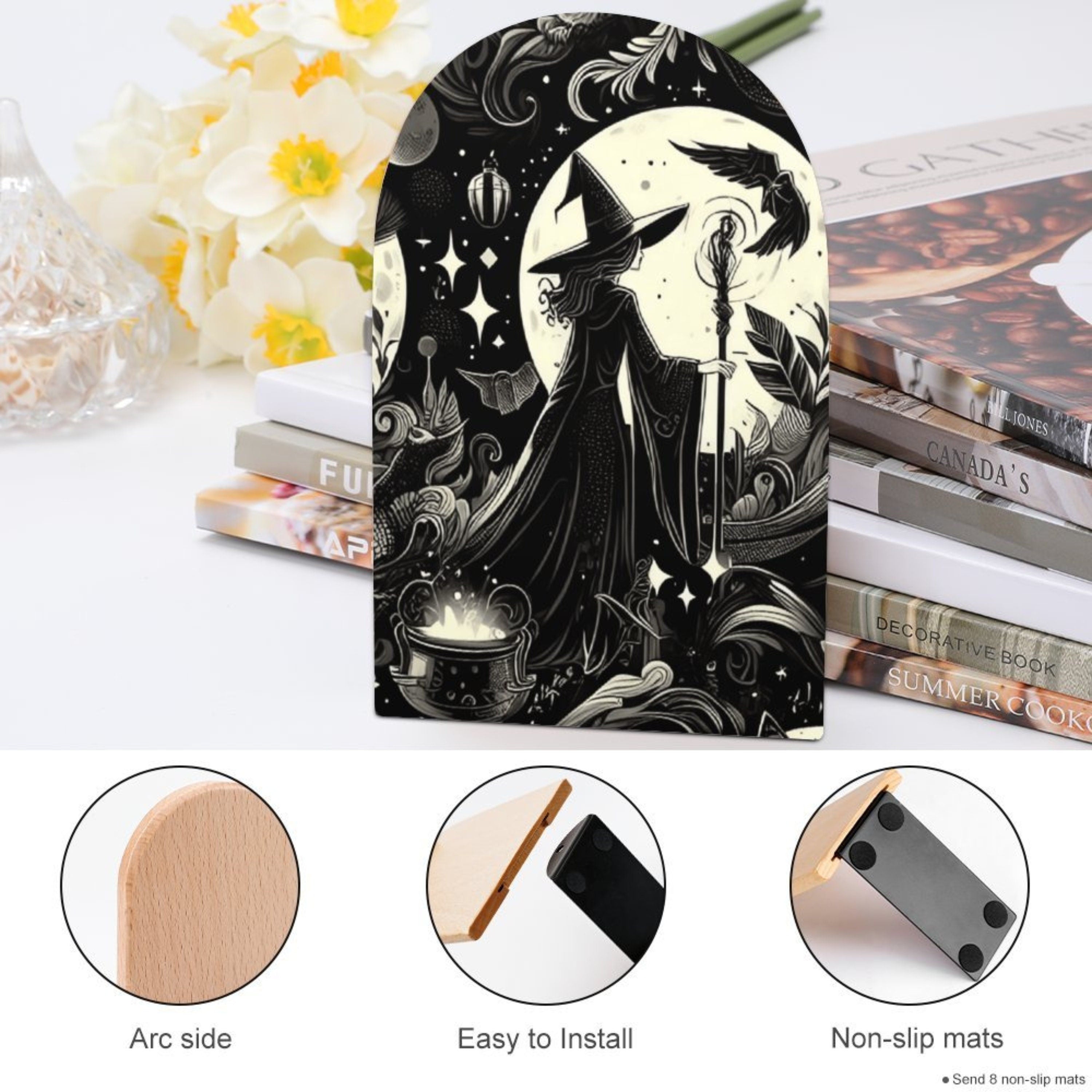 Witches Bookends