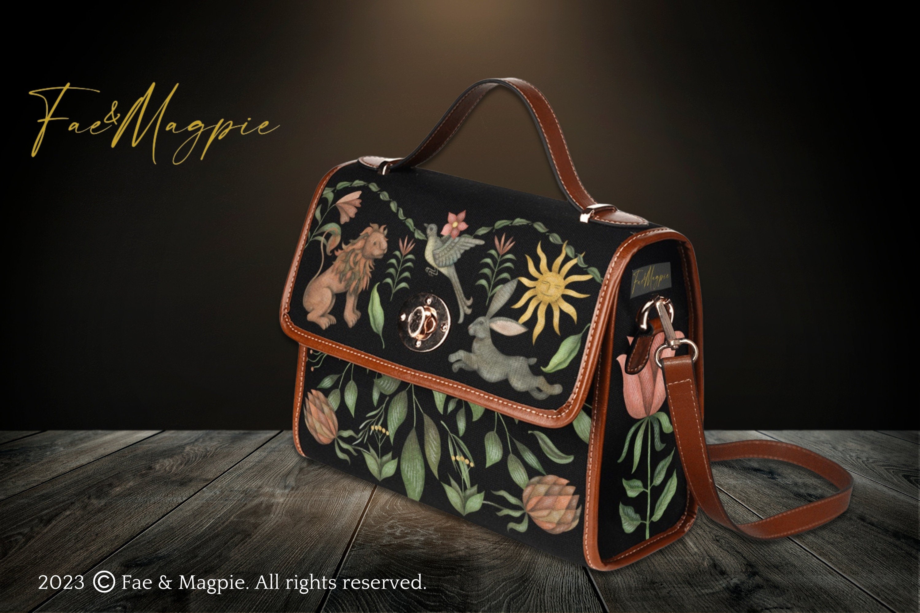 Mystic Animals Satchel Bag