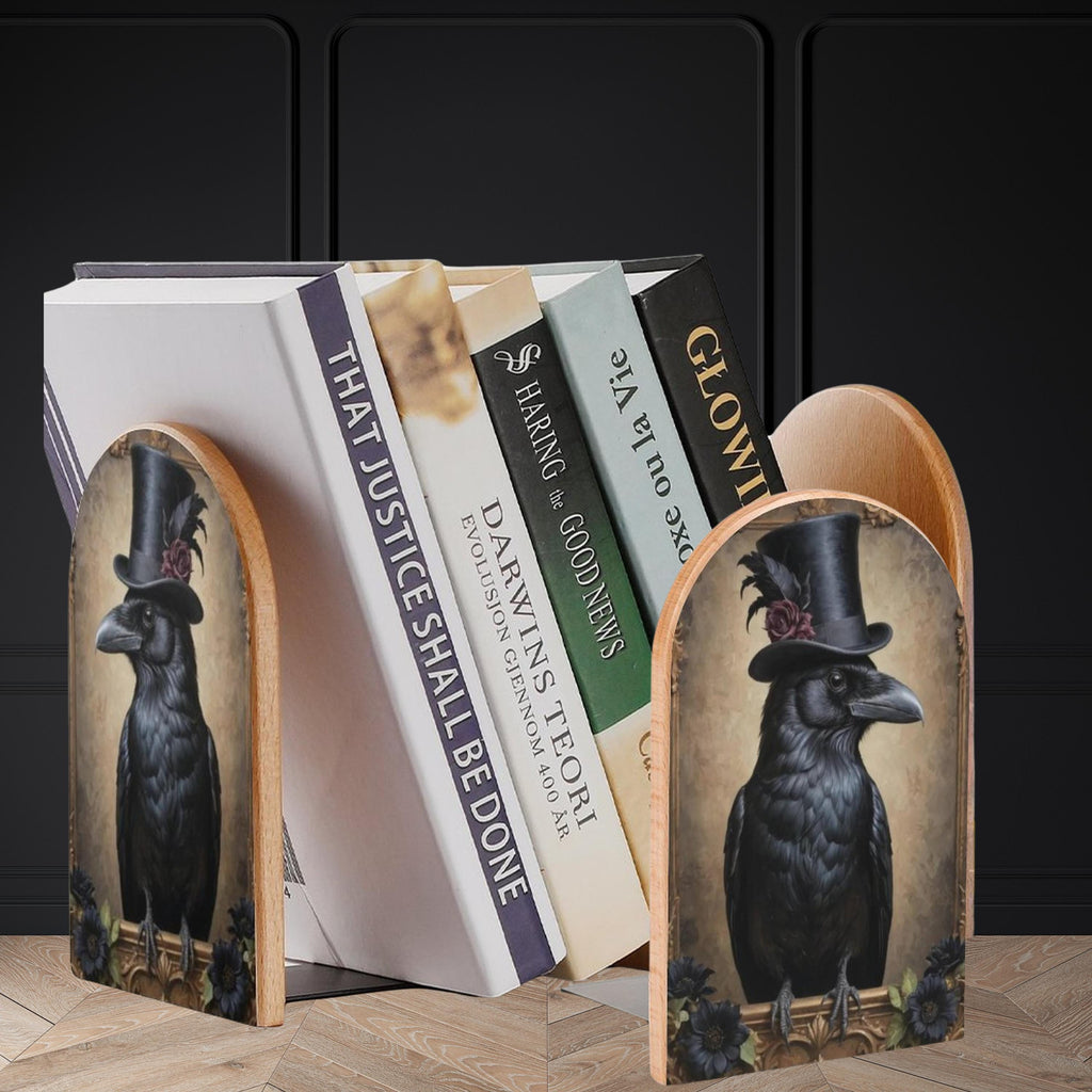 Crow Bookends