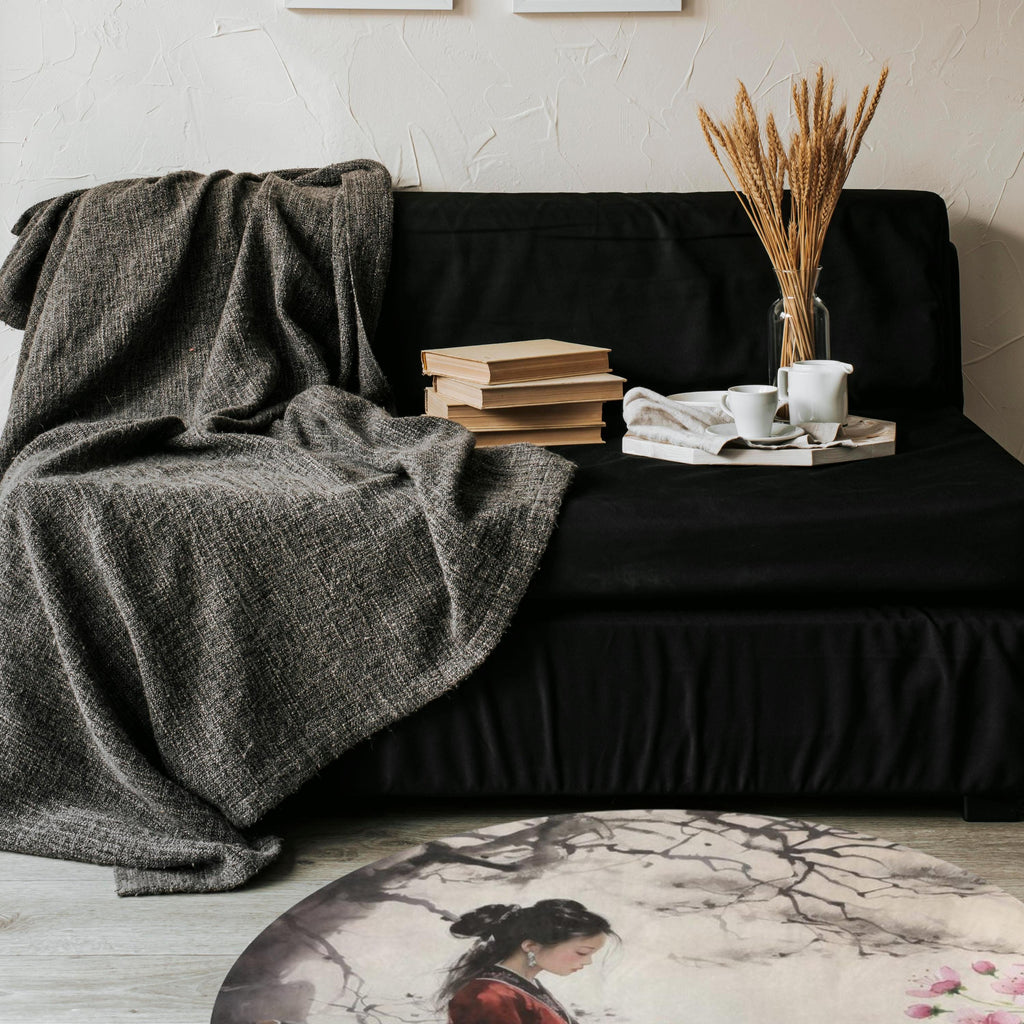 Chinese Lady Floor Mat