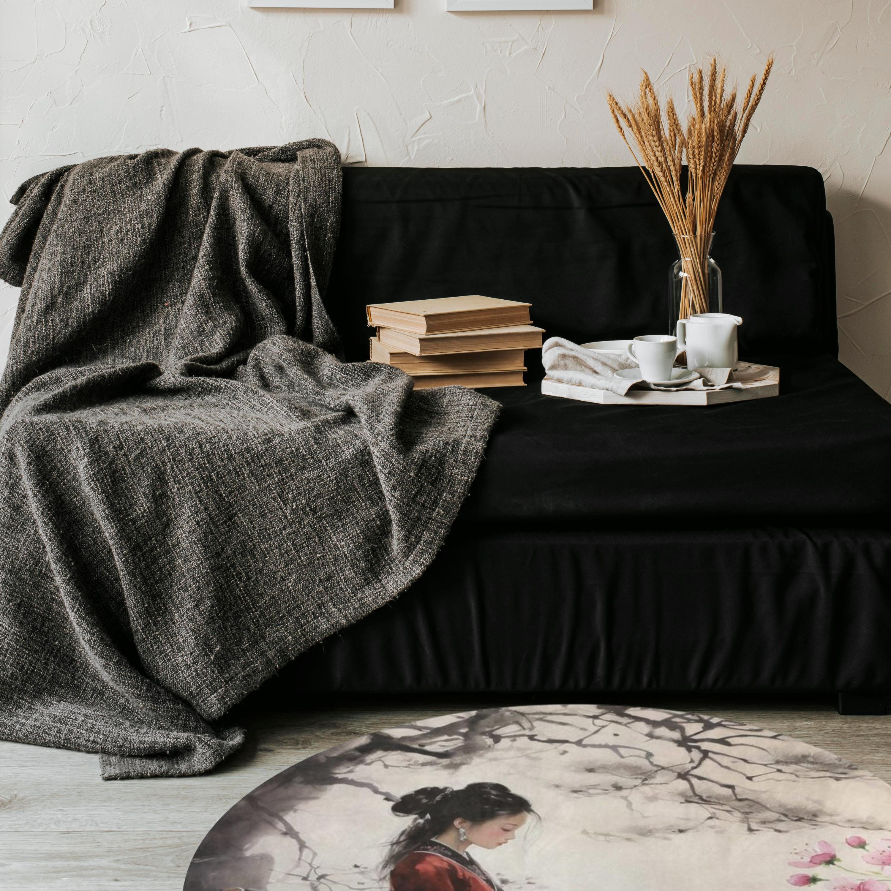 Chinese Lady Floor Mat