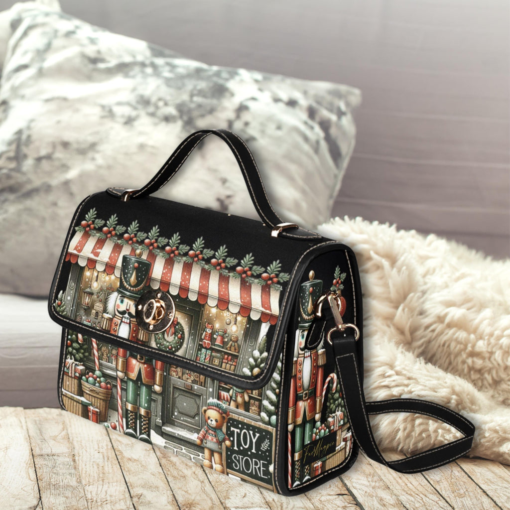 Christmas Shop Satchel Bag