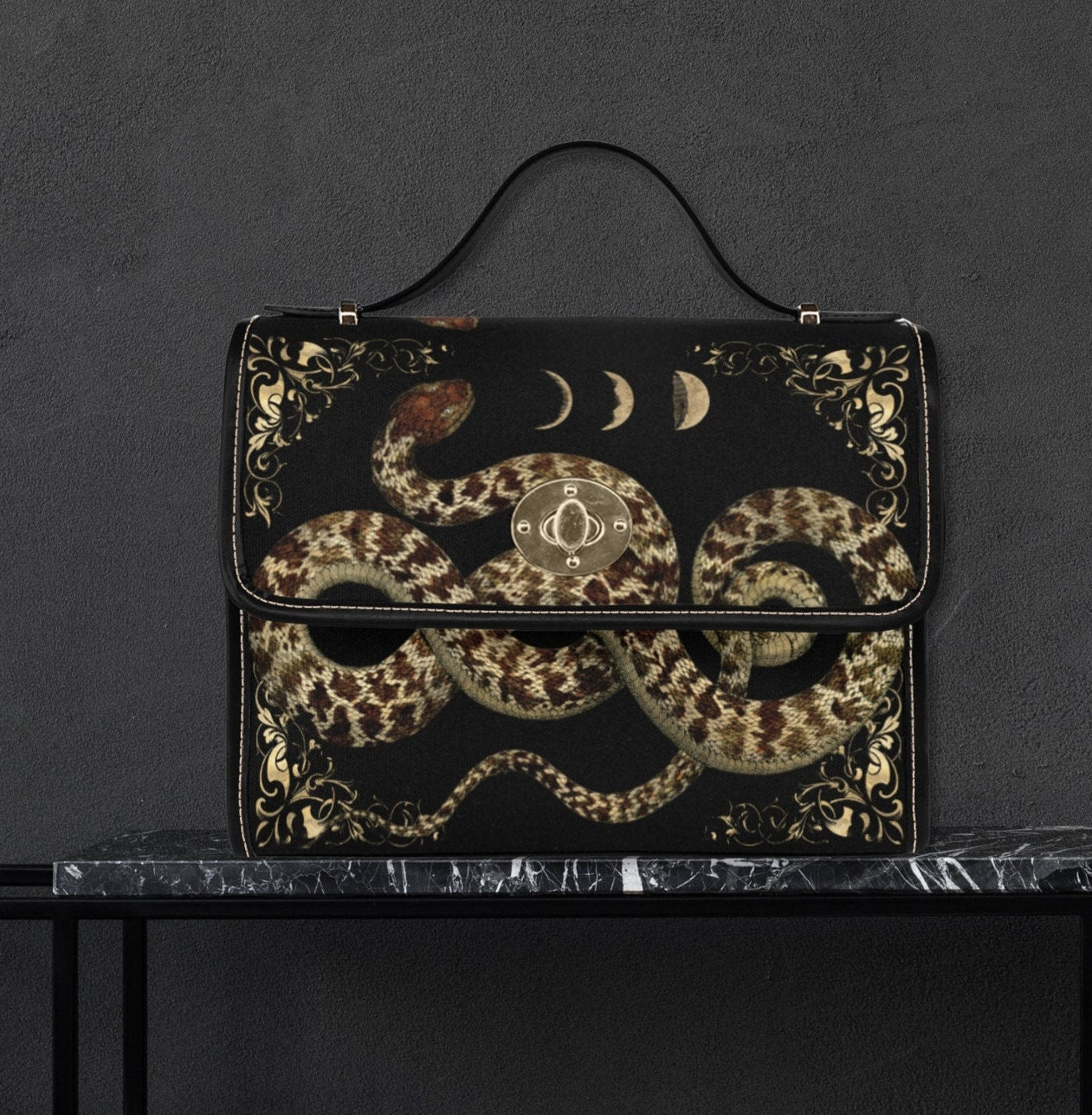 Serpent Satchel Bag