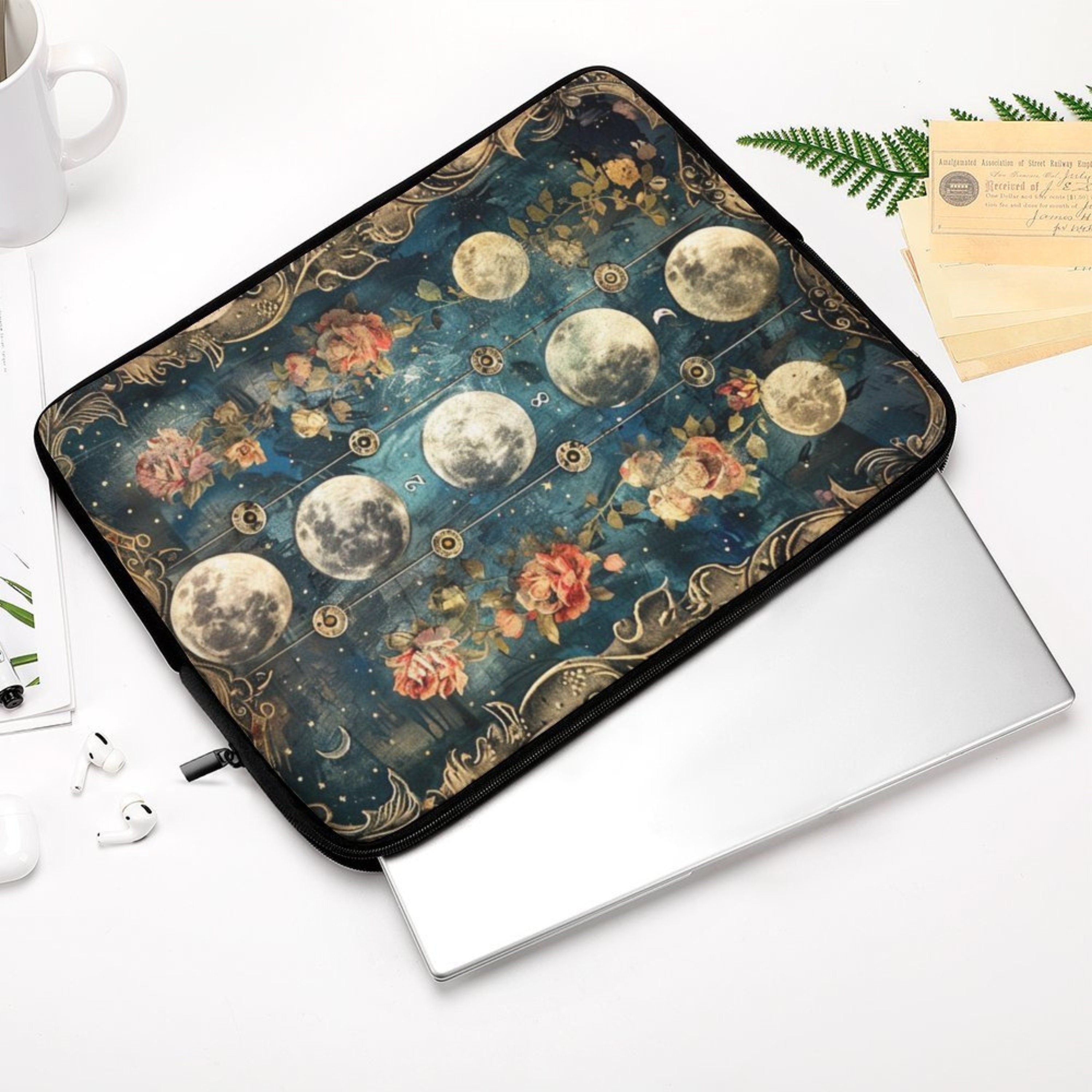 Moon Phase Laptop Sleeve