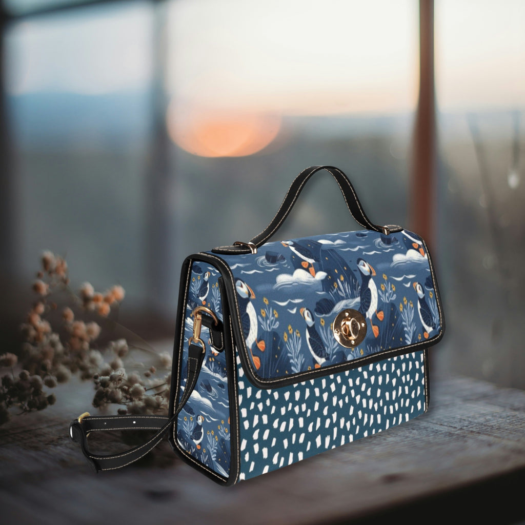 Puffins Satchel Bag