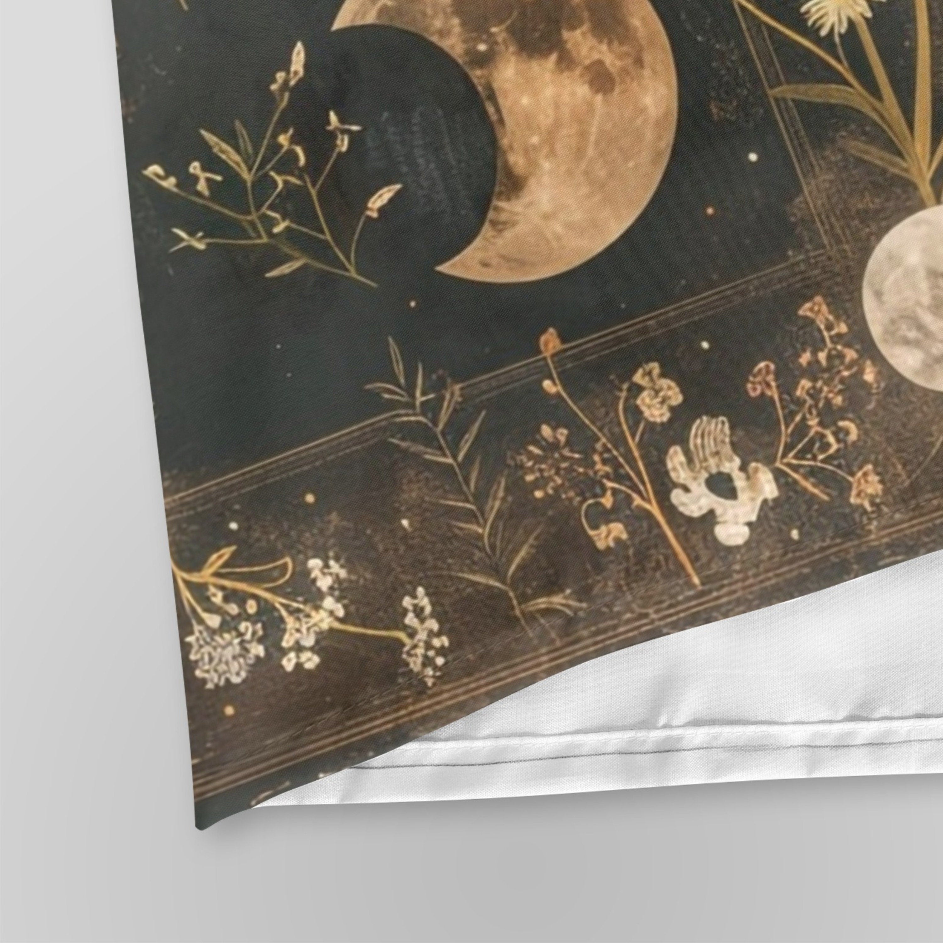 Moon Phase Shower Curtain