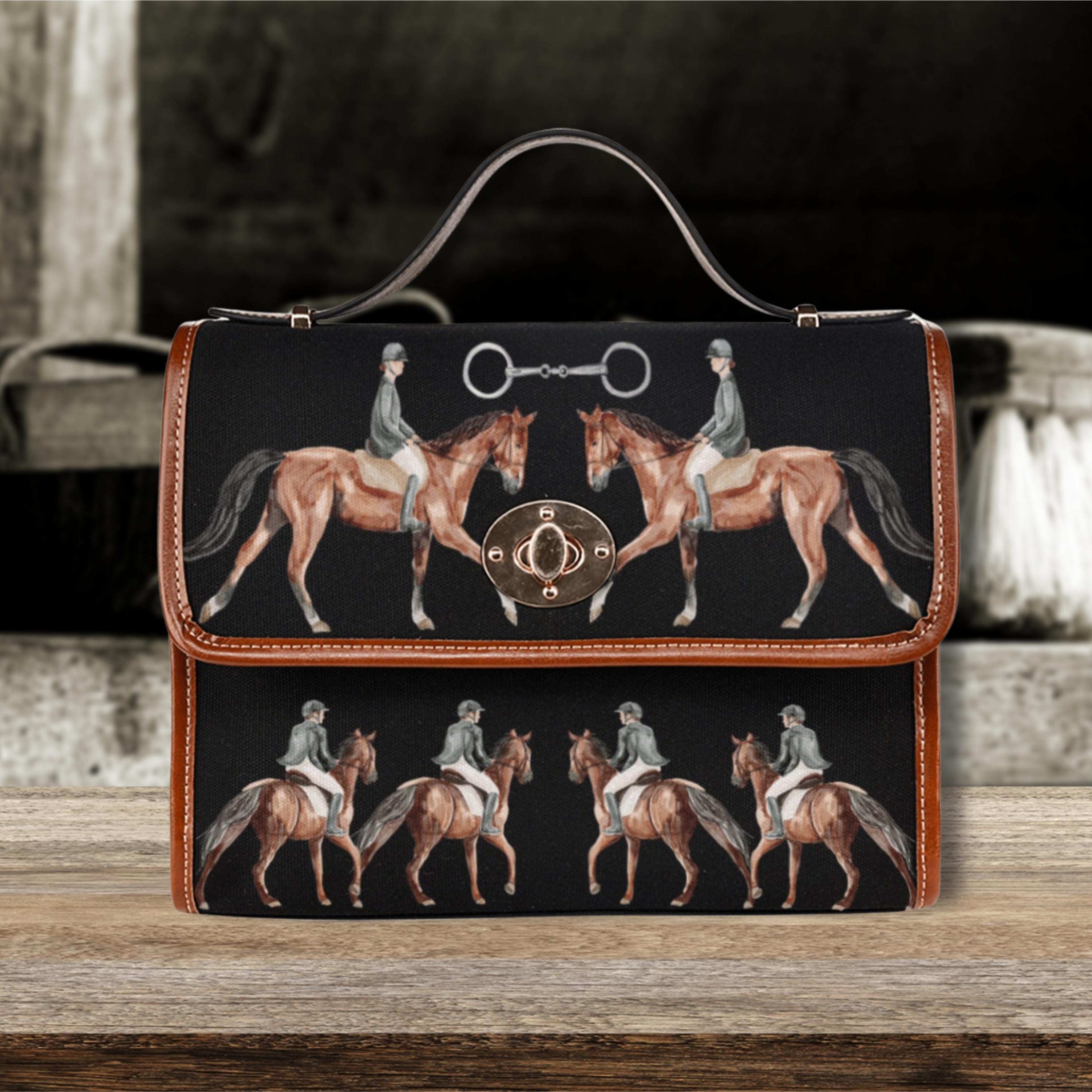 Equestrian Horses Satchel Bag
