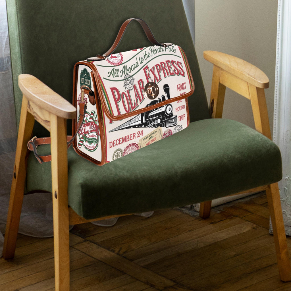 All Aboard Train Satchel Bag