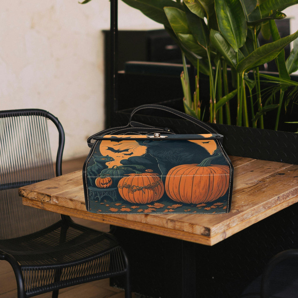 Halloween Cat Satchel Bag