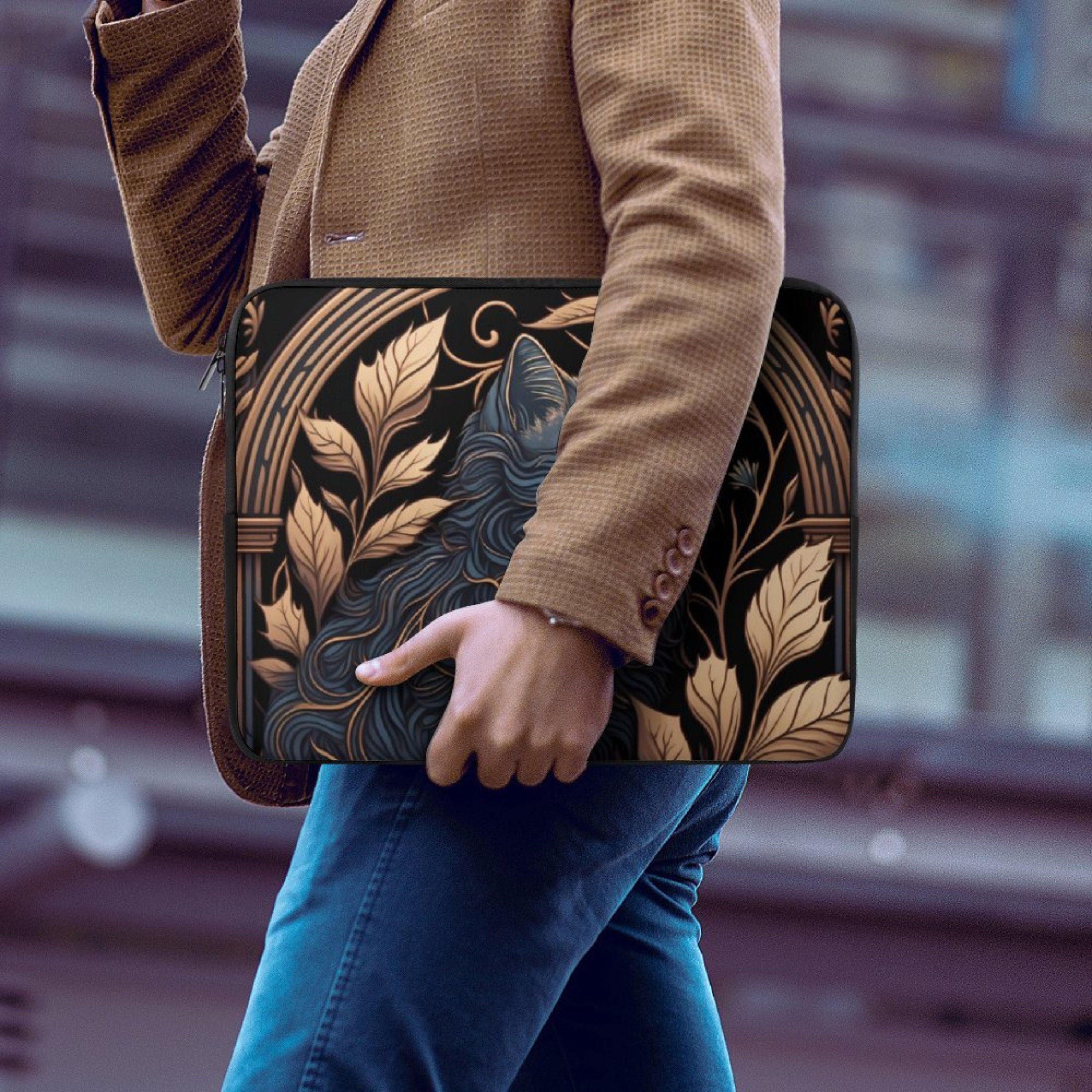 Mystic Cat Laptop Sleeve