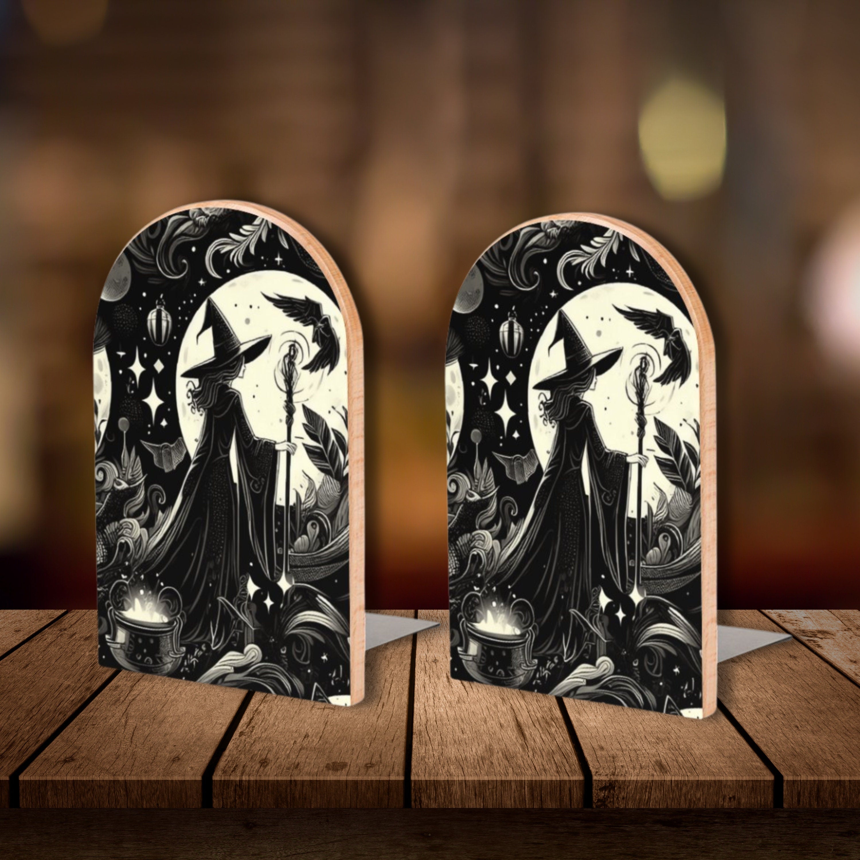 Witches Bookends