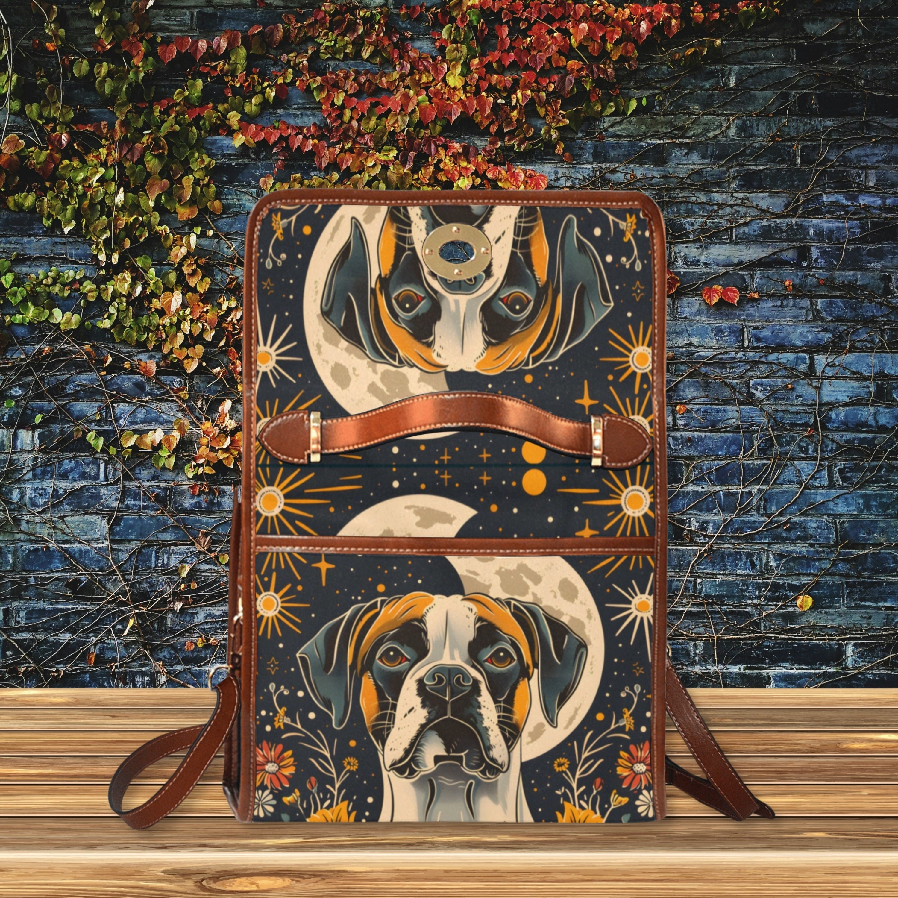 Boxer Dog Satchel Bag