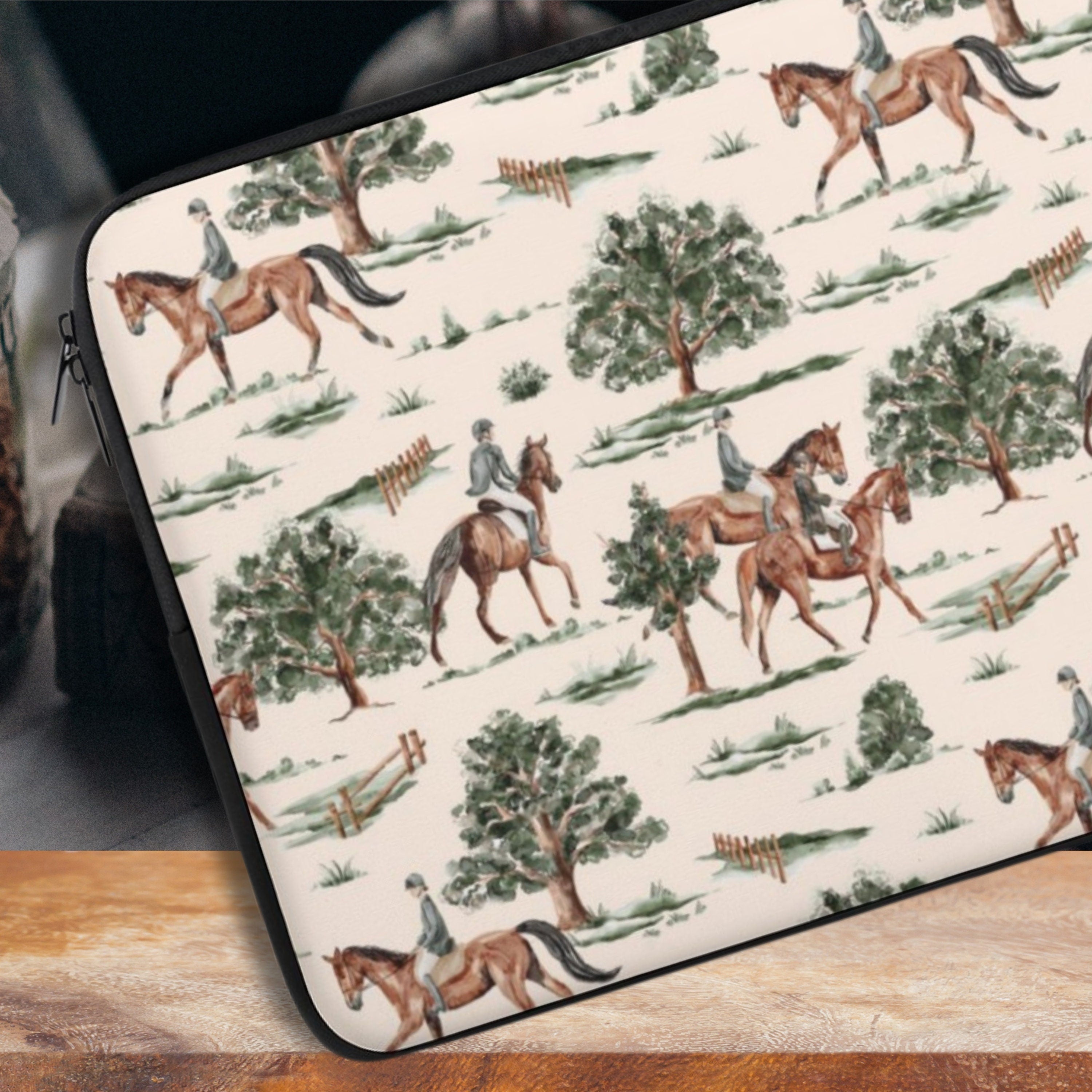 Equestrian Horses Laptop Sleeve