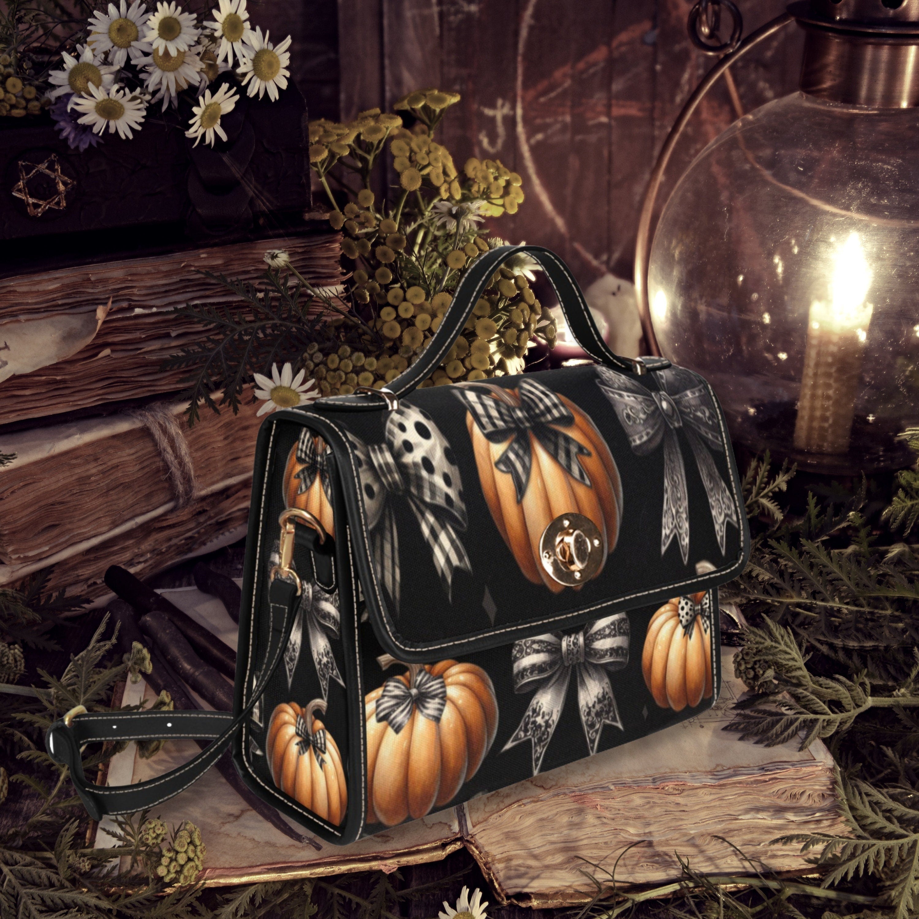 Coquette Pumpkin Satchel Bag