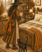 Witches Cottage Art Print