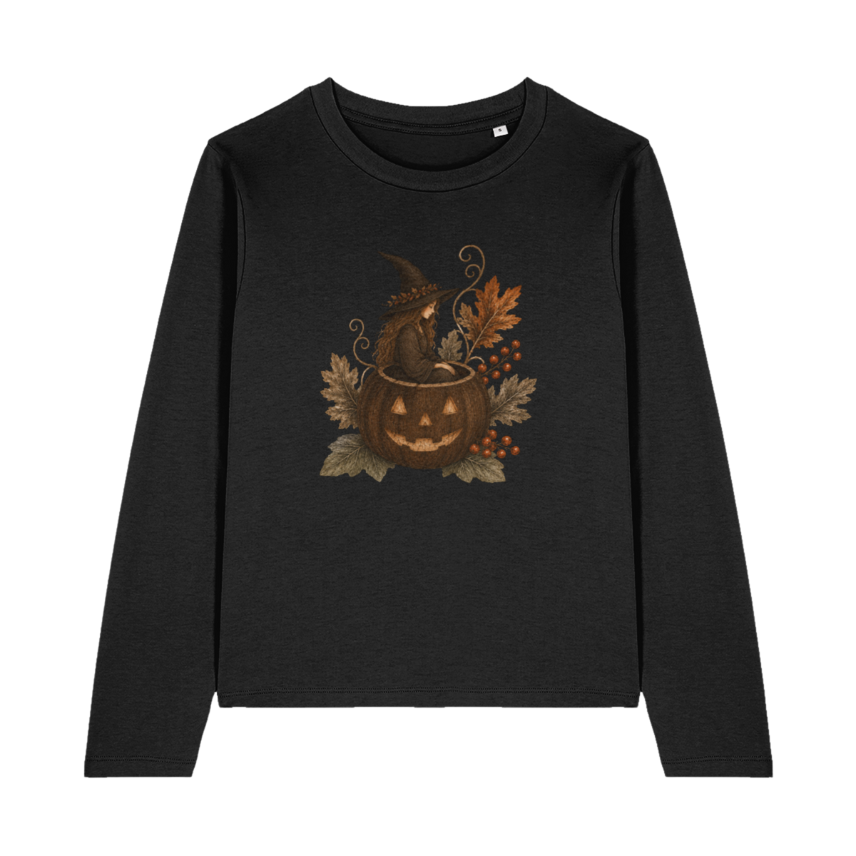 Witch Pumpkin Long Sleeve Top