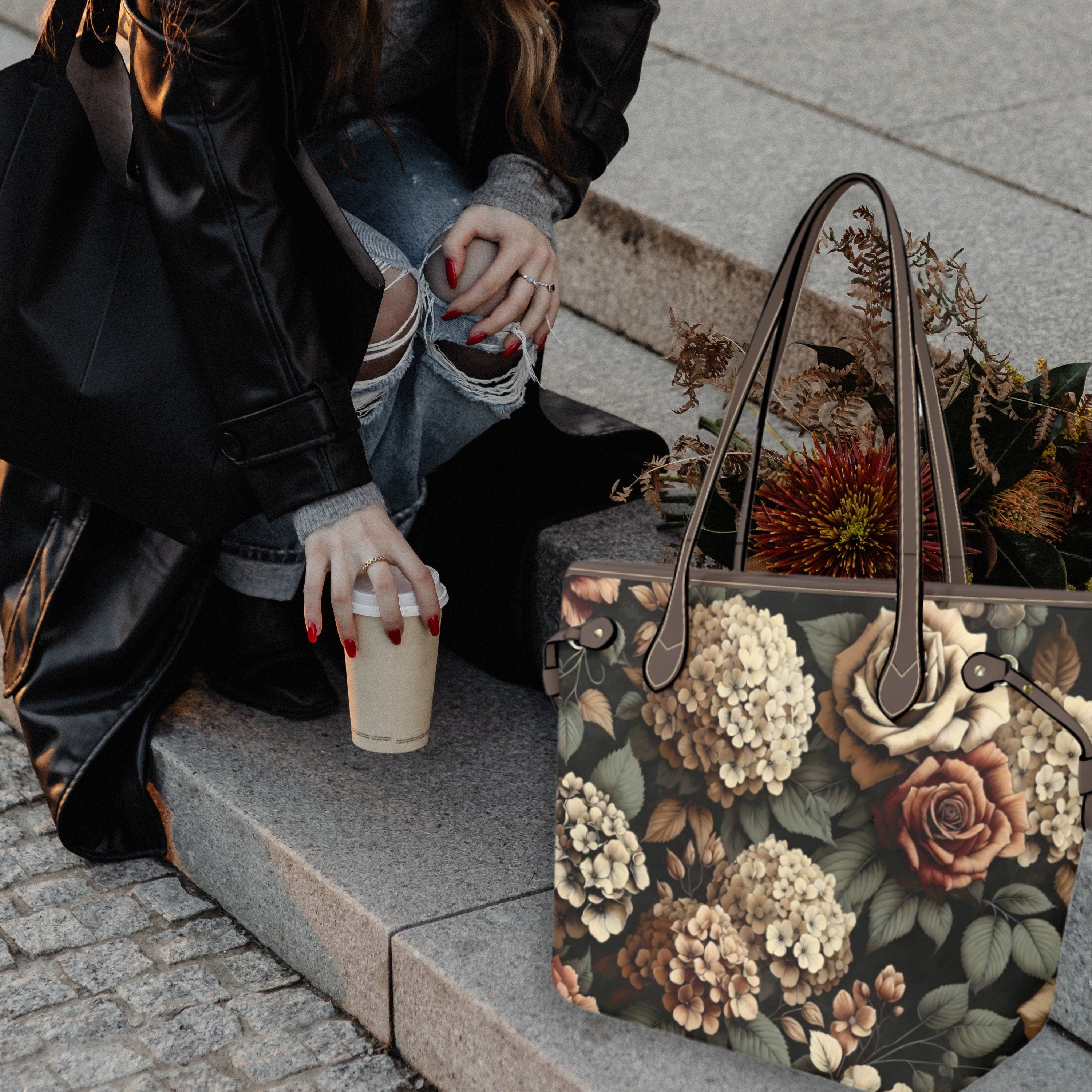 Boho Floral Shoulder Bag