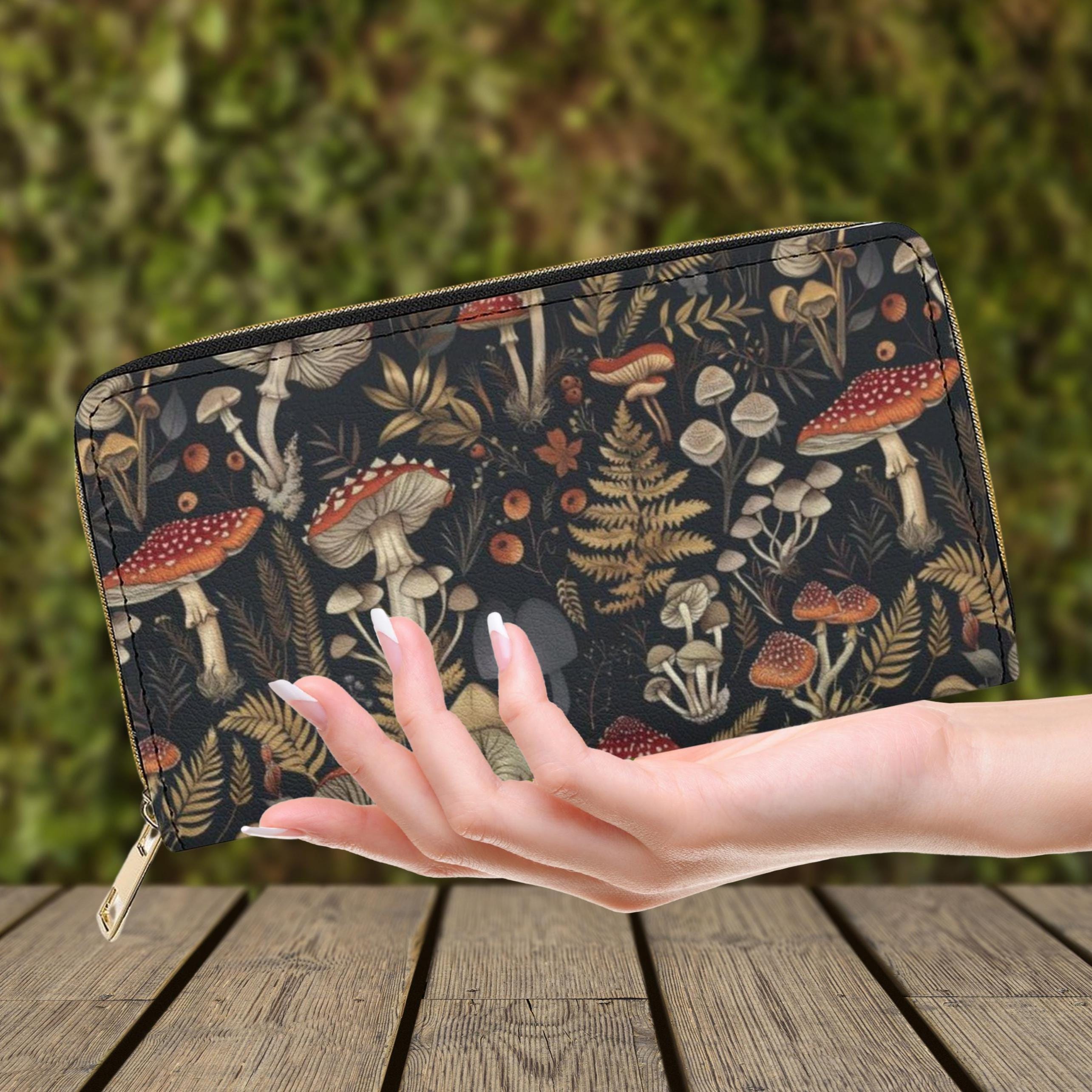 Forest Mushrooms Purse