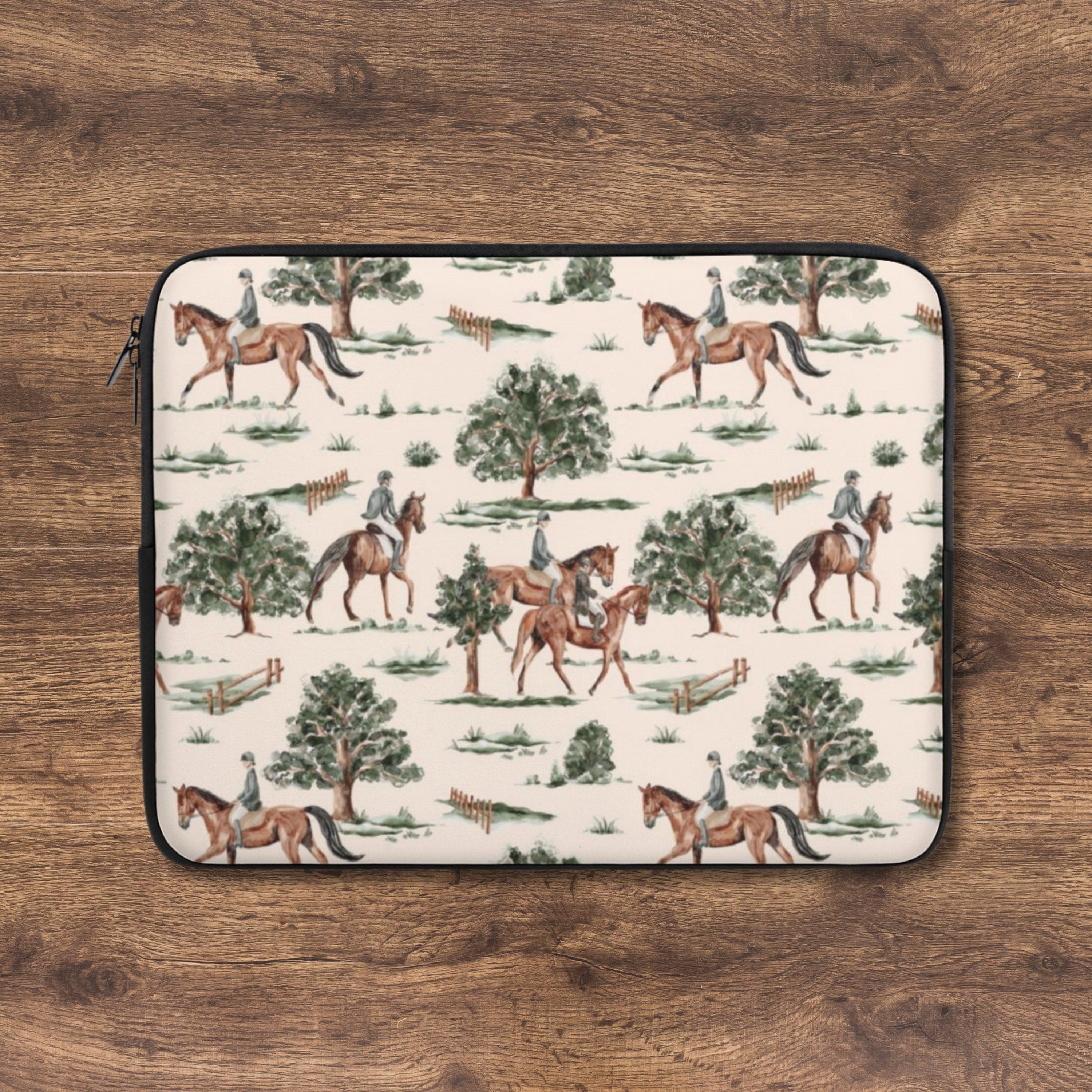 Equestrian Horses Laptop Sleeve