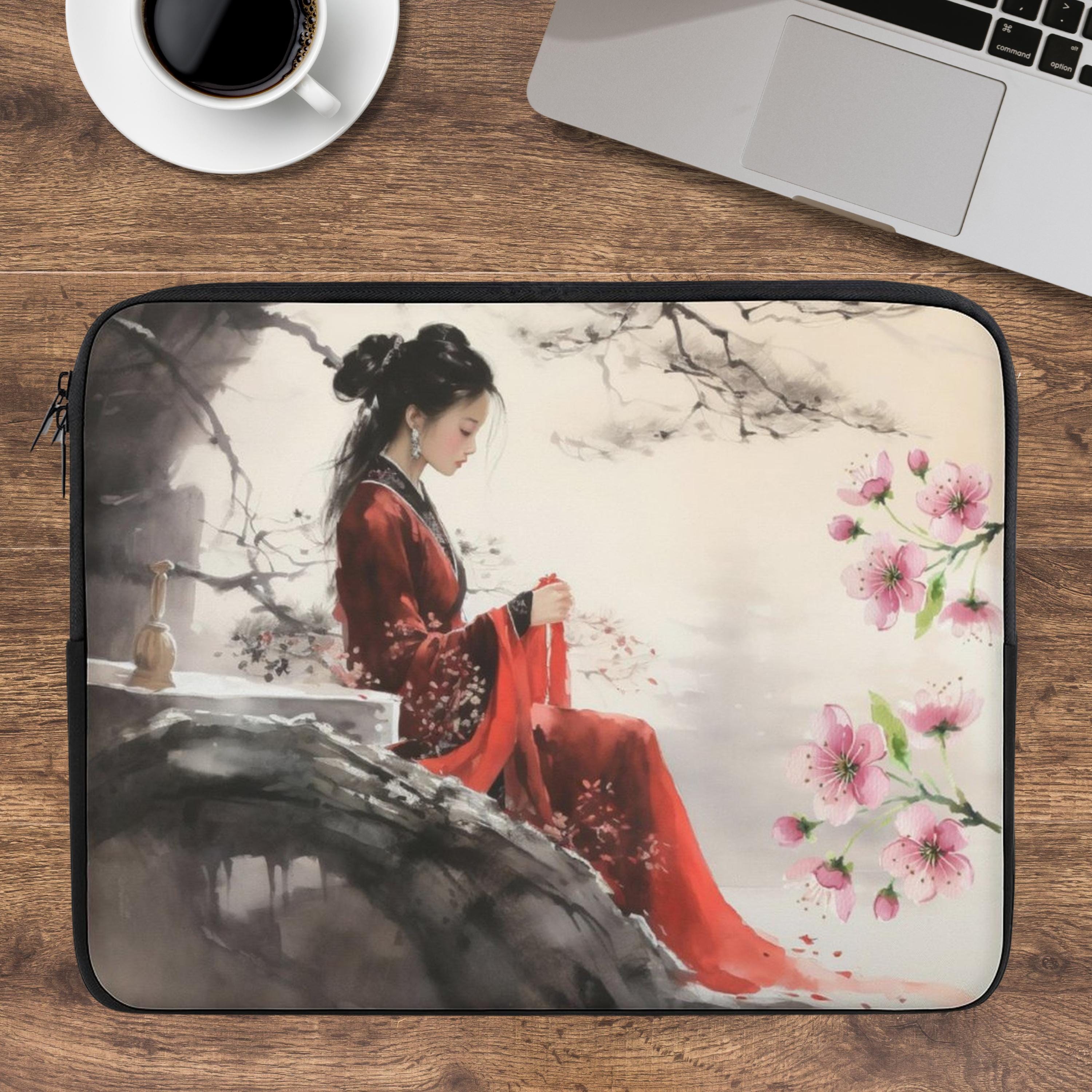 Chinese Lady Laptop Sleeve