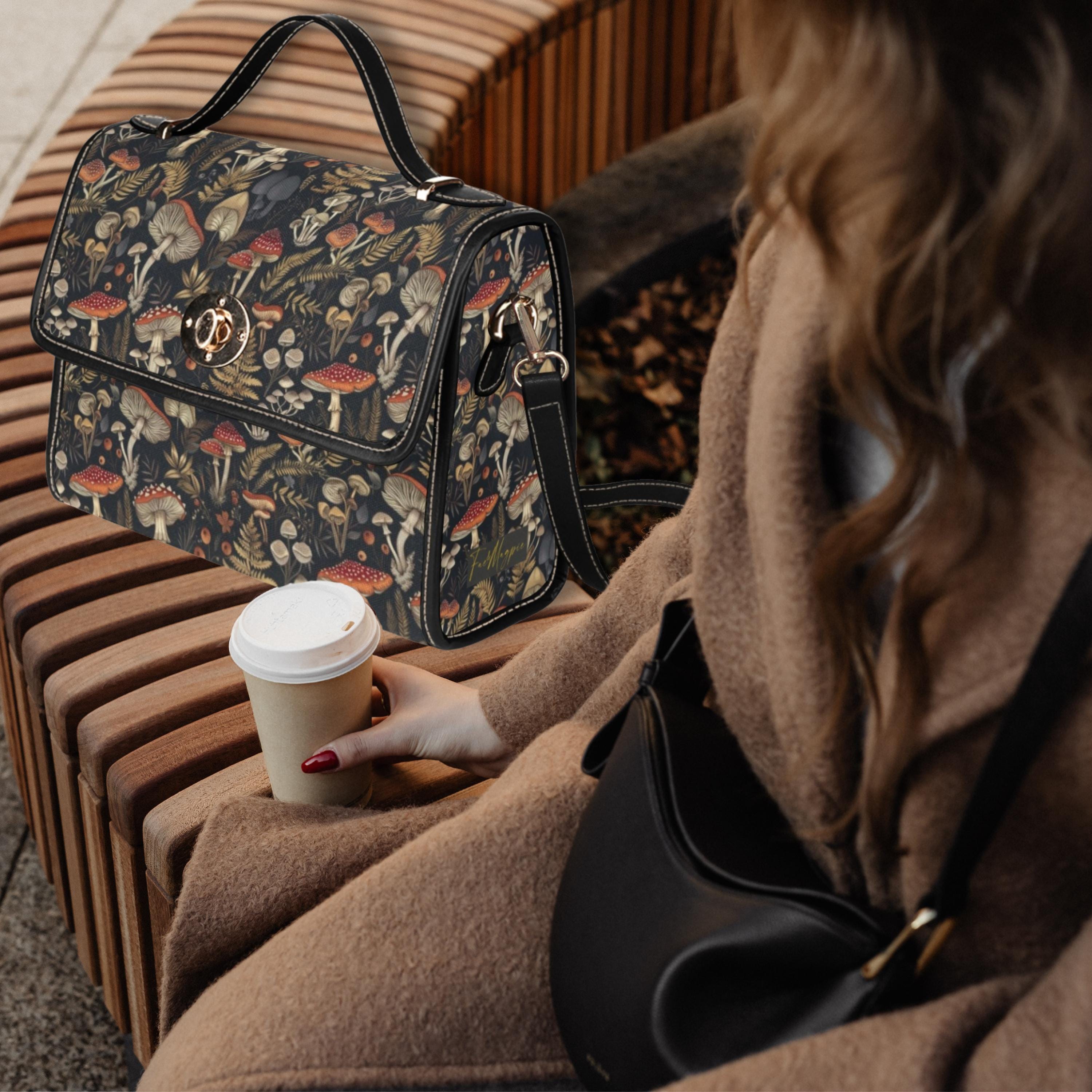 Mushrooms Satchel Bag