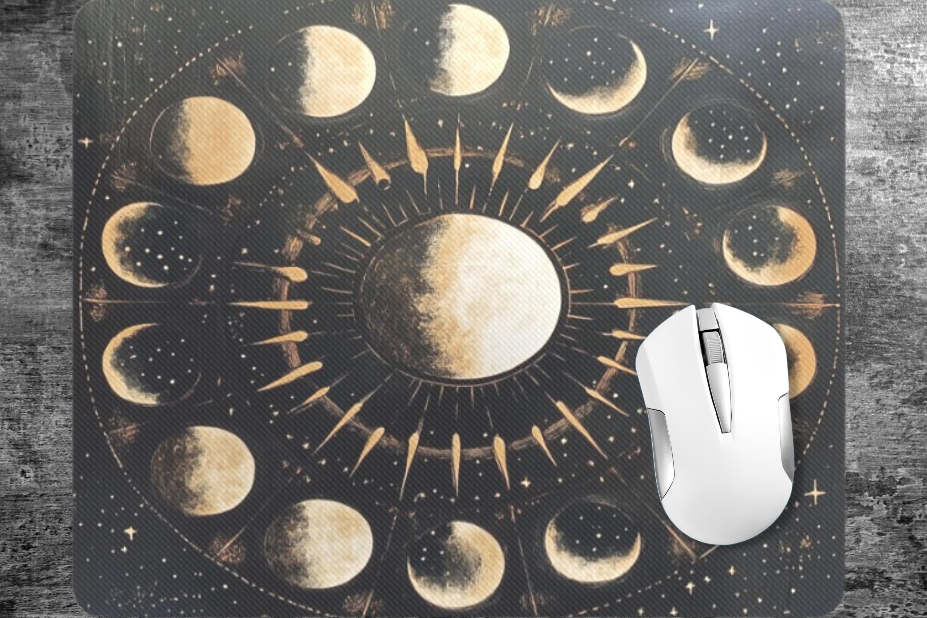 Moon Phase Mouse Pad