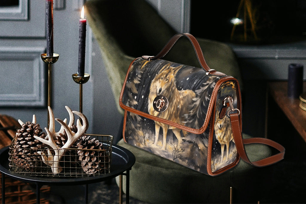 Wolf Satchel Bag