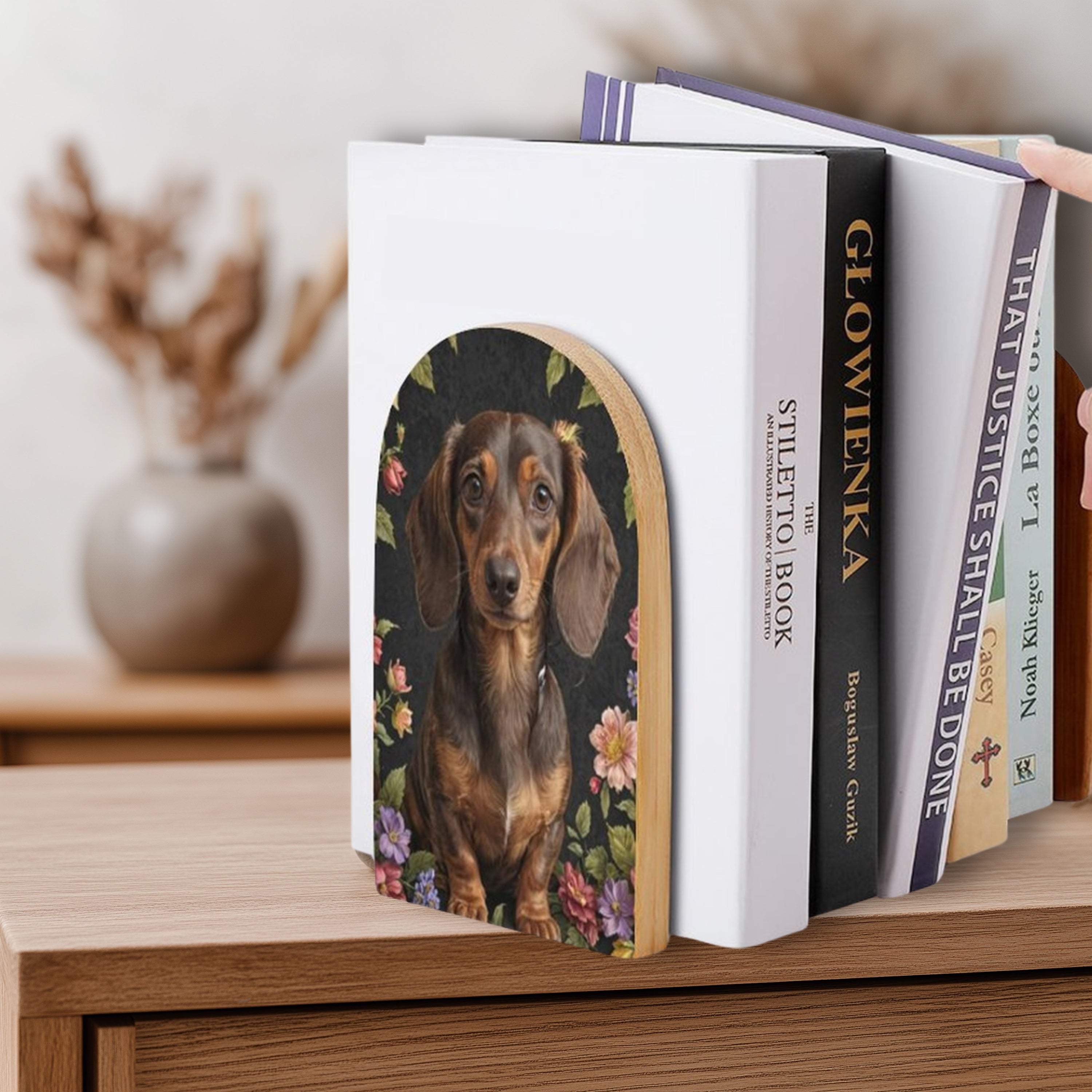 Dachahund Bookends