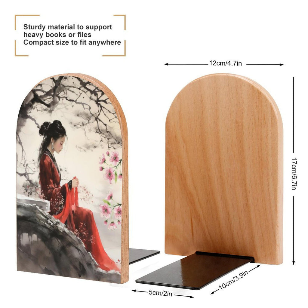 Chinese Lady Bookends