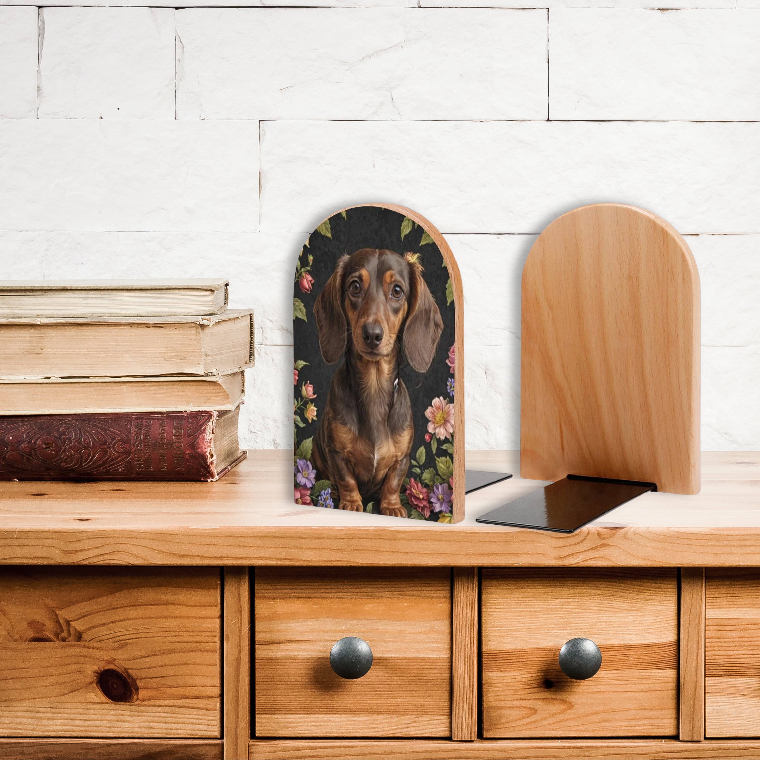 Dachahund Bookends