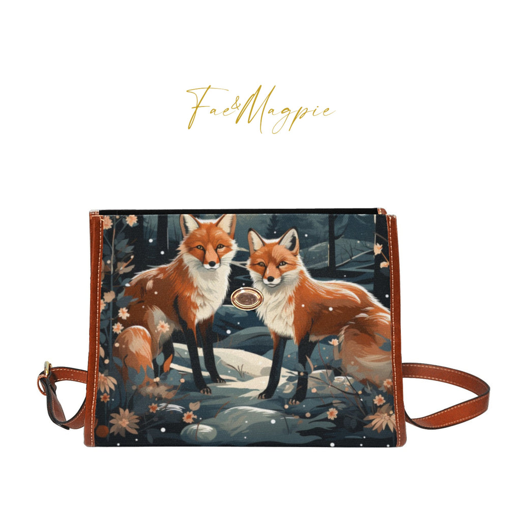 Under Fox Moon Satchel Bag
