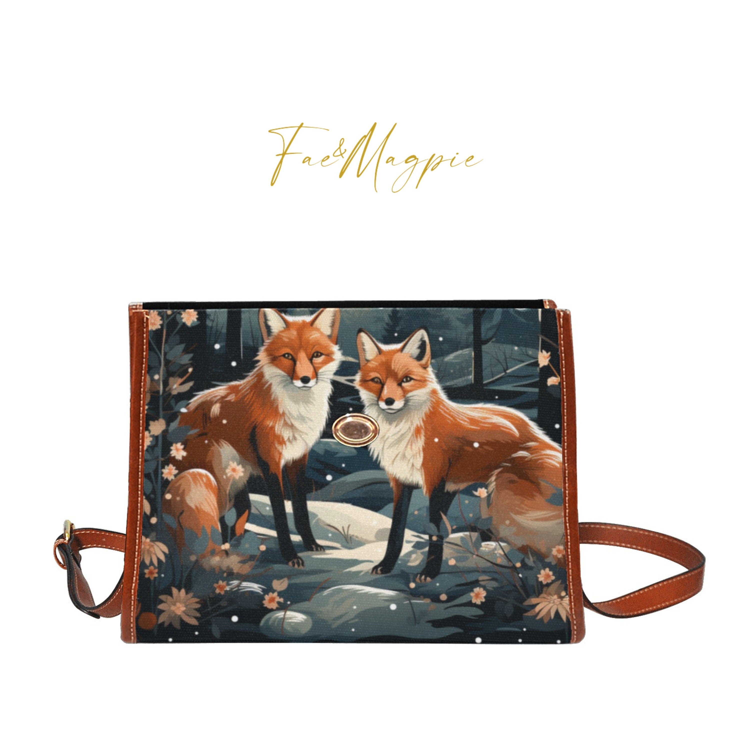Under Fox Moon Satchel Bag