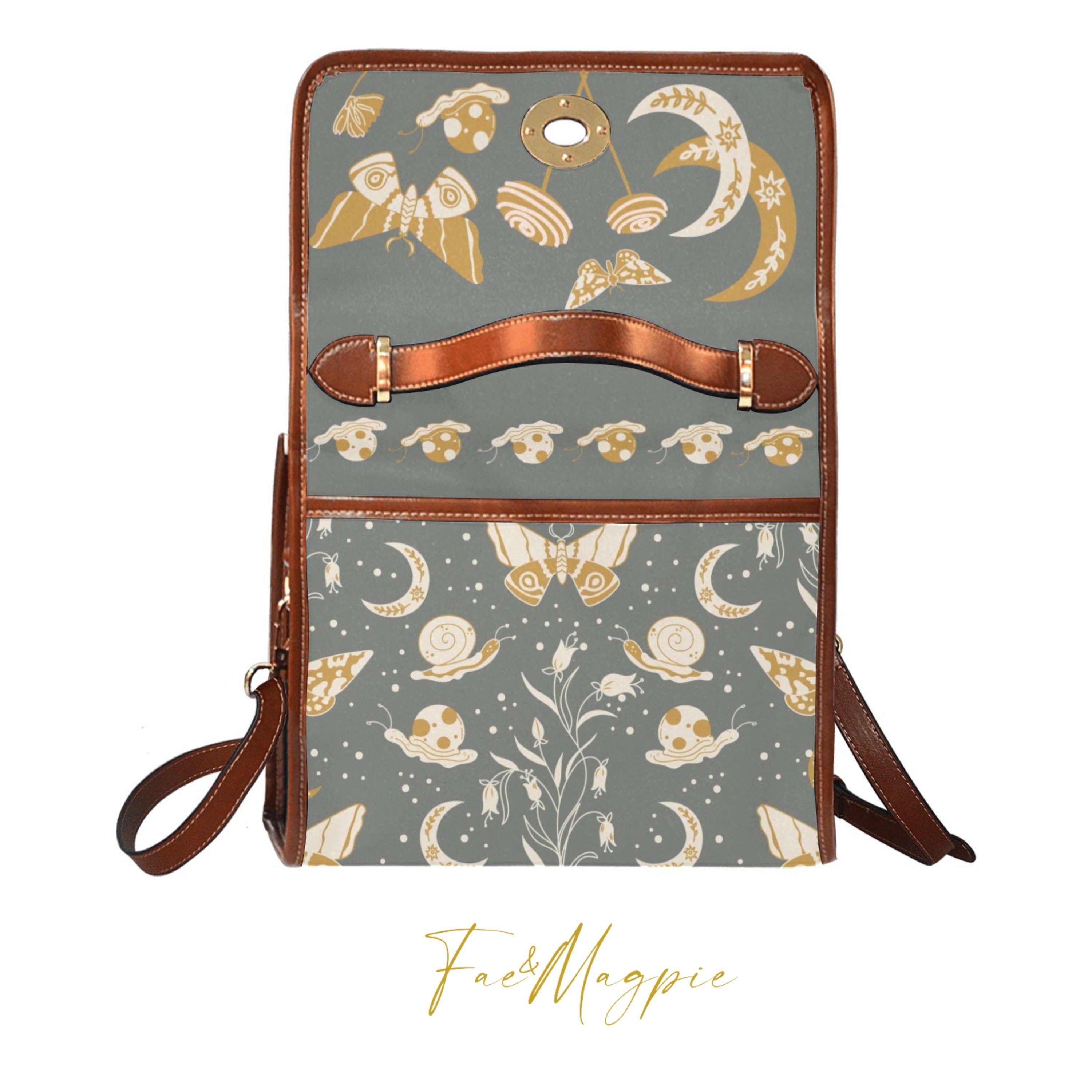 Night Garden Satchel Bag