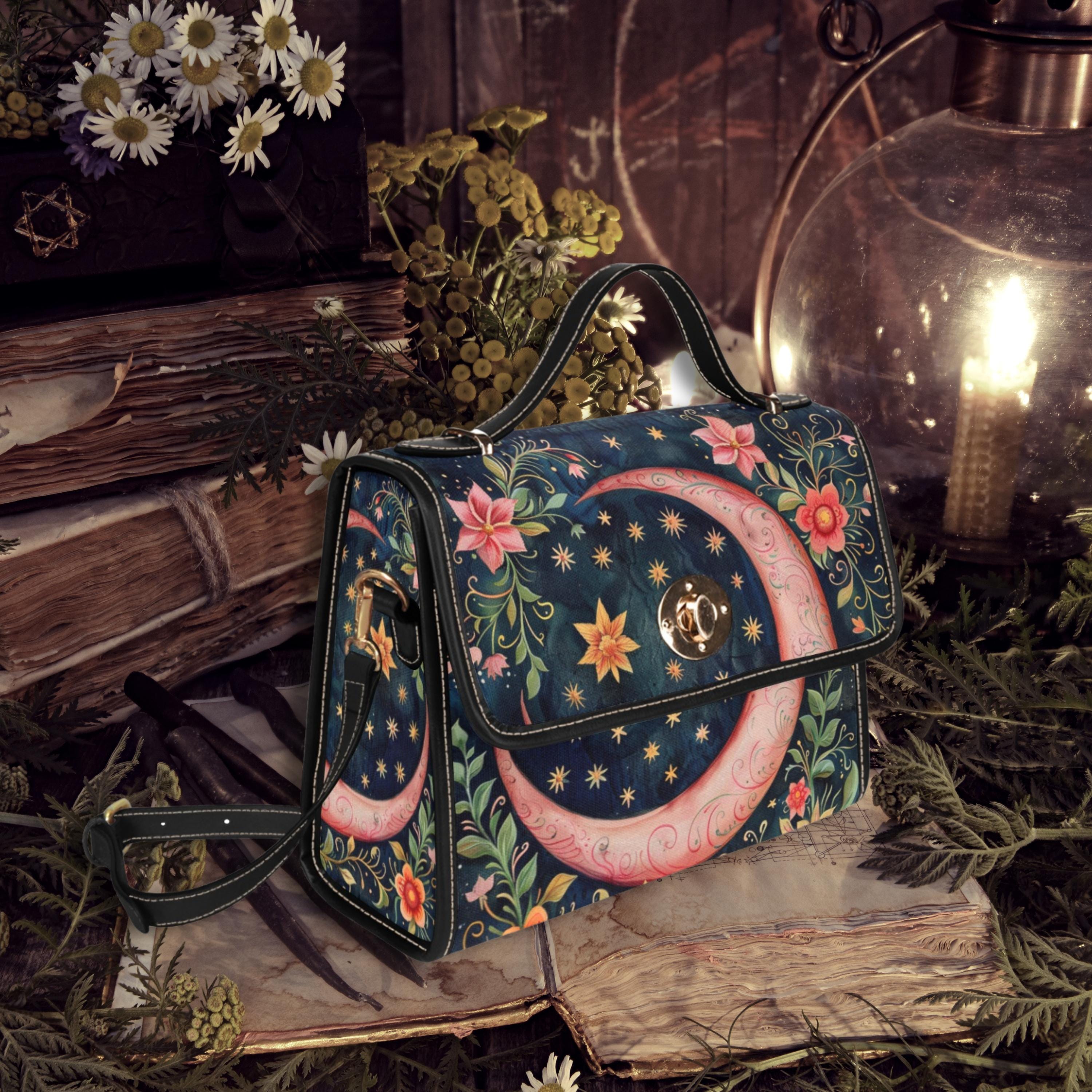 Pink Moon Satchel Bag