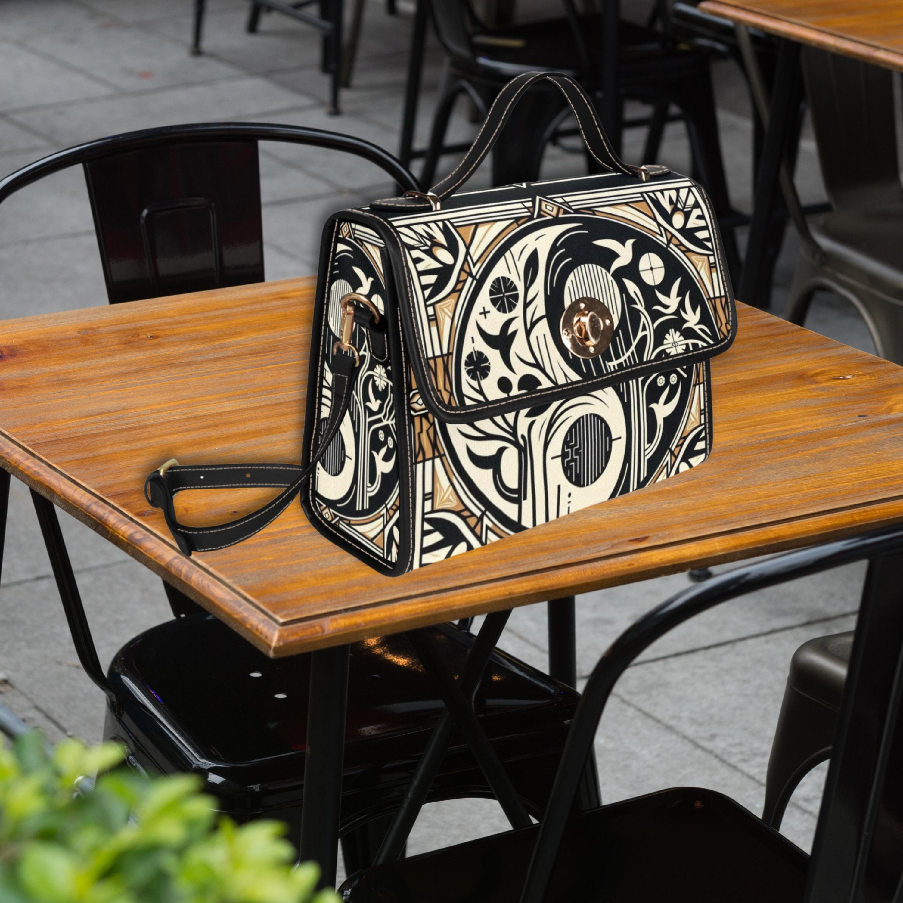 Yin Yang Satchel Bag