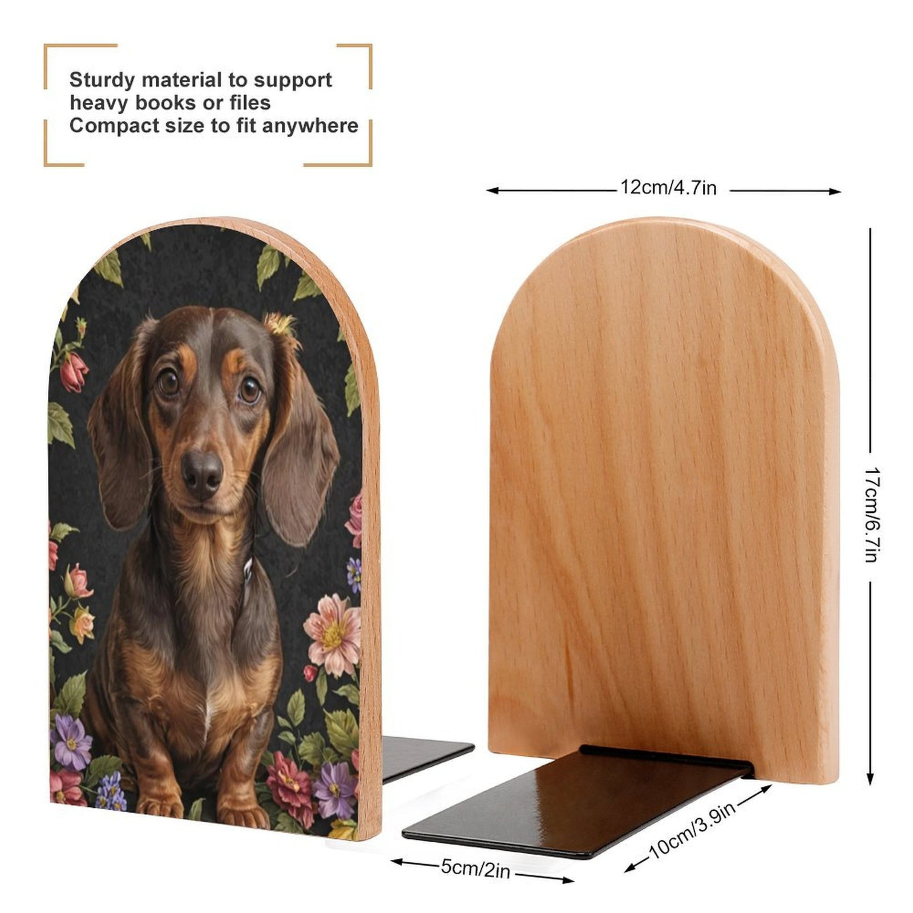 Dachahund Bookends