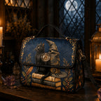 Witchy Black Cat Satchel Bag
