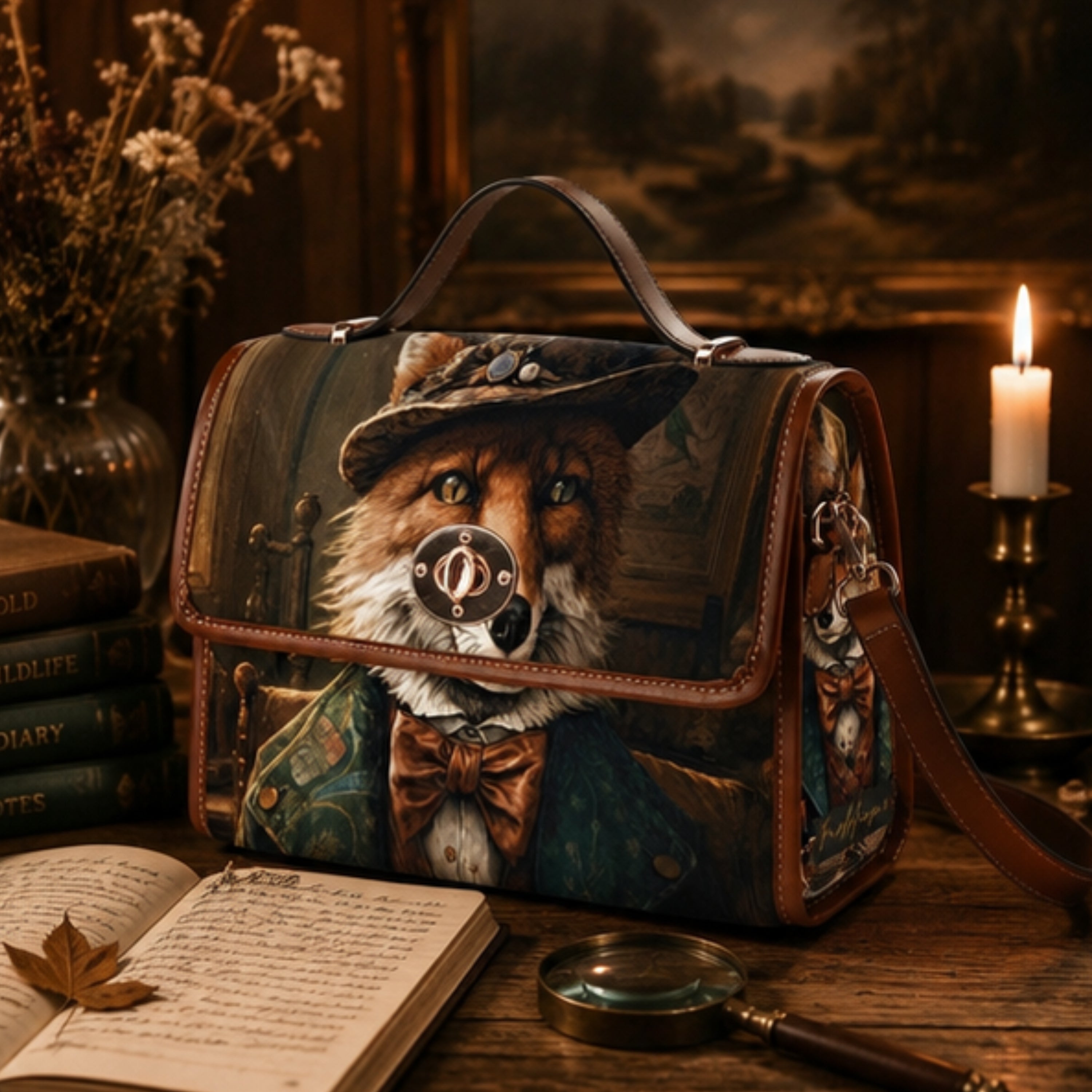 Gentleman Fox Satchel Bag