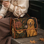 Golden Retriever Satchel Bag