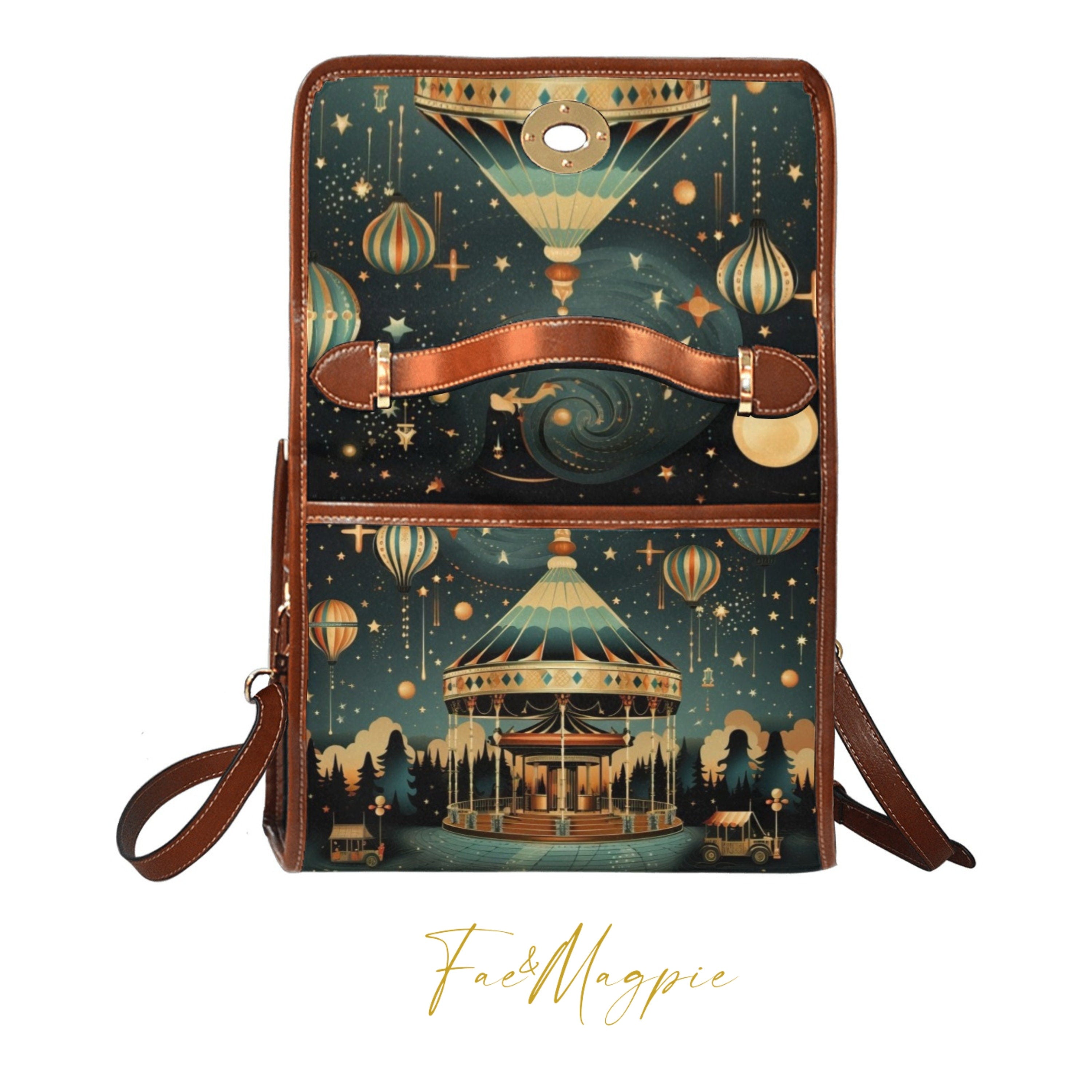 Night Carnival Satchel Bag