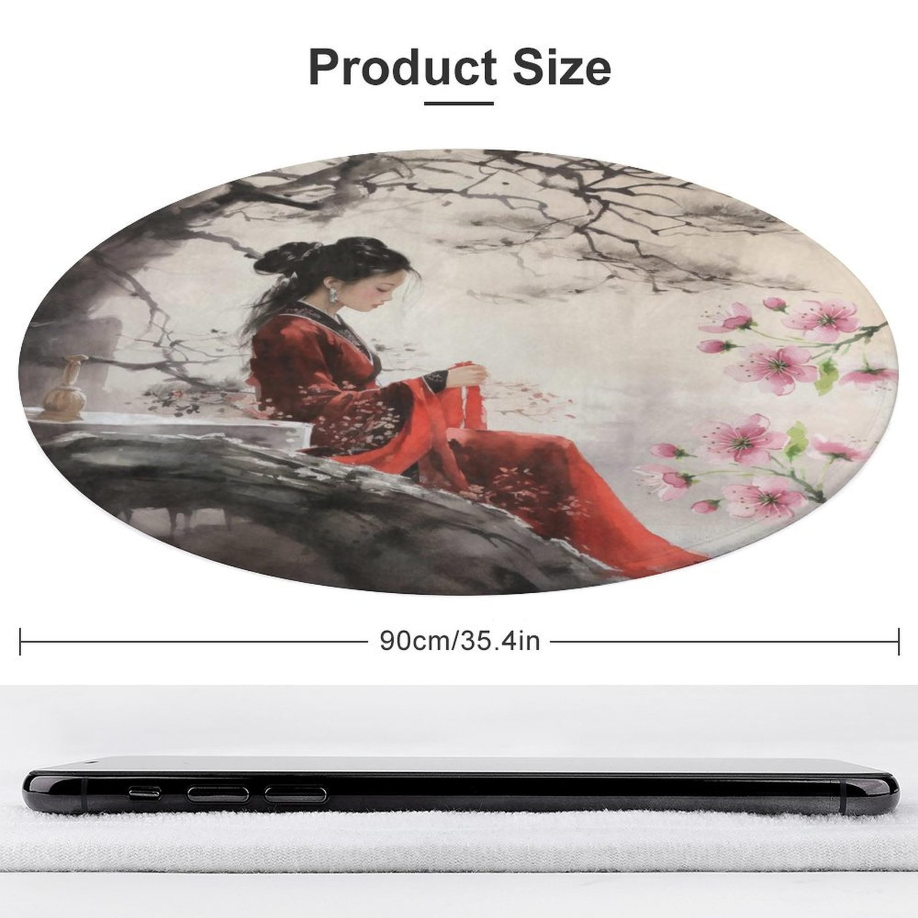 Chinese Lady Floor Mat