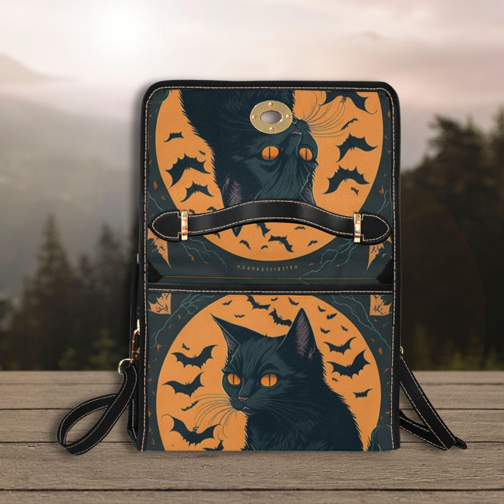 Halloween Cat Satchel Bag