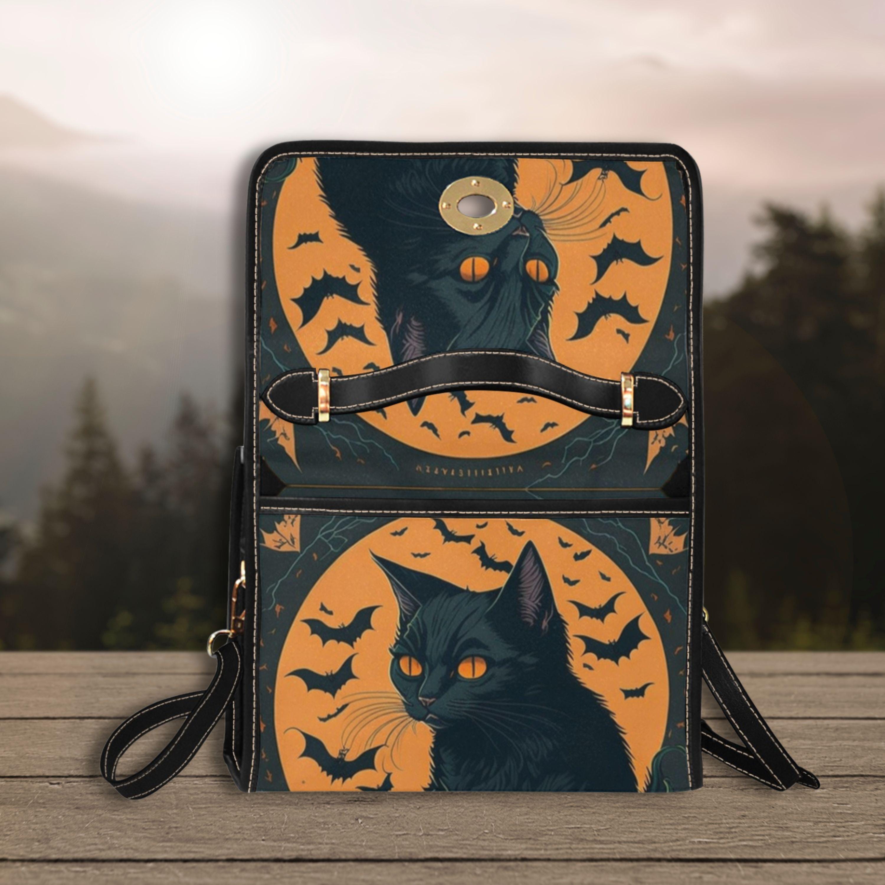 Halloween Cat Satchel Bag
